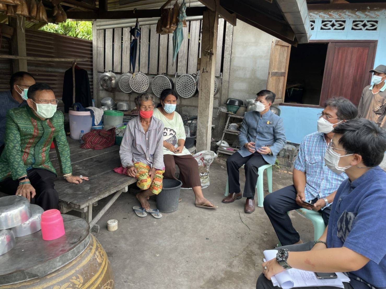 พช.ขอนแก่น : นายวสันต์ ชิงชนะ ผู้ตรวจราชการกรมการพัฒนาชุมชน เขตตรวจราชการที่ 12 ลงพื้นที่ติดตามผลการขับเคลื่อนงานการขจัดความยากจนและพัฒนาคนทุกช่วงวัยอย่างยั่งยืน ตามหลักปรัชญาของเศรษฐกิจพอเพียง และการขับเคลื่อนงานตามภารกิจสำคัญของกรมการพัฒนาชุมชน ปี 2565 จังหวัดขอนแก่น