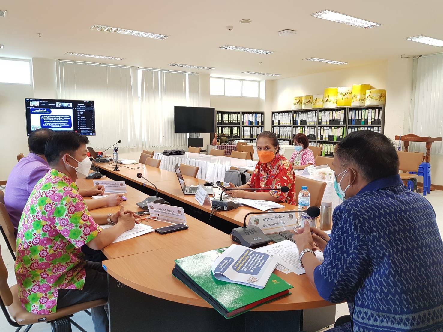พช.ขอนแก่น : ร่วมประชุมติดตามการดำเนินงานการขับเคลื่อนการขจัดความยากจนและพัฒนาคนทุกช่วงวัยอย่างยั่งยืนในระดับพื้นที่ ผ่านระบบอิเล็กทรอนิกส์ (Cisco Webex Meetings)