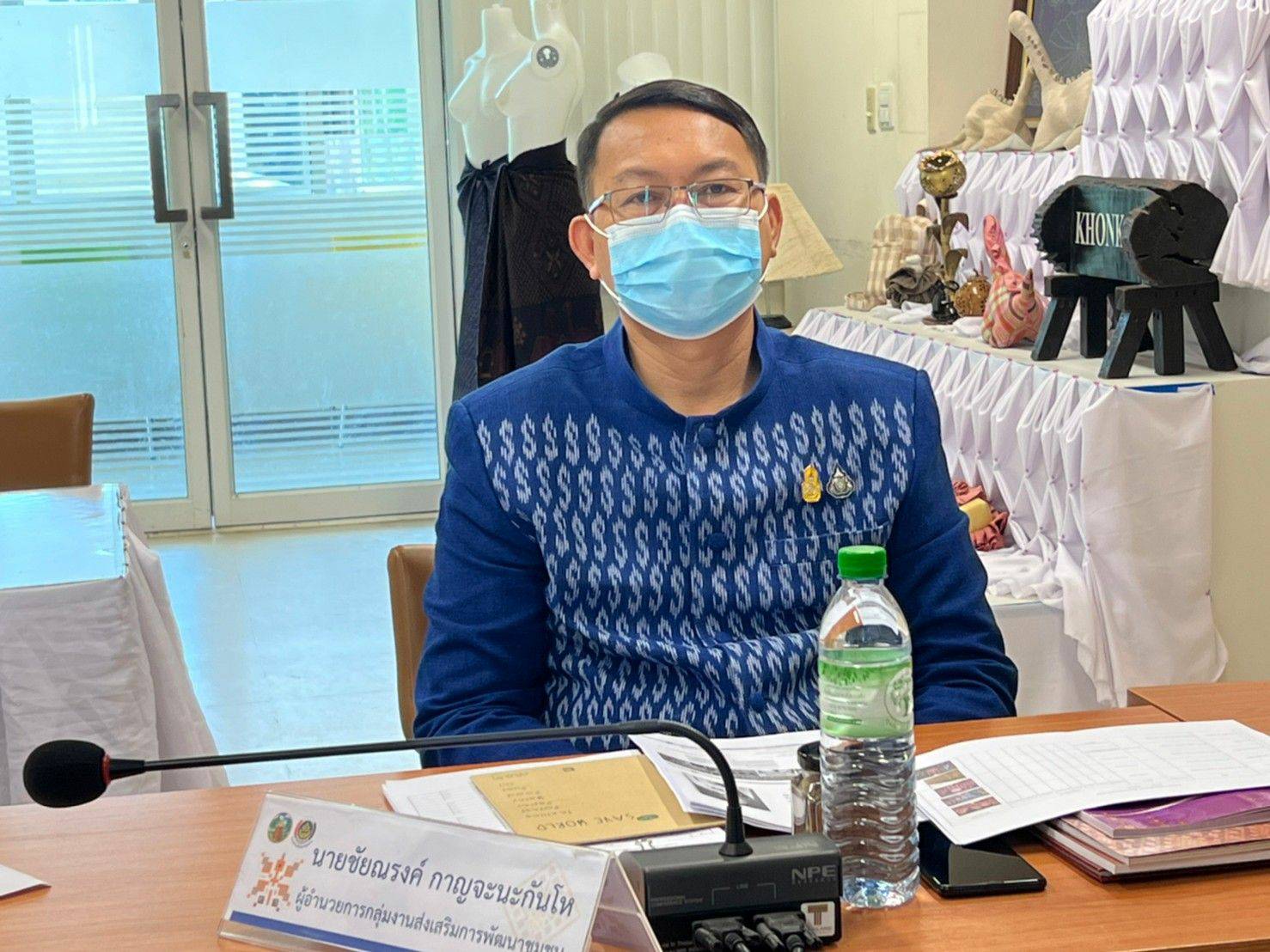 พช.ขอนแก่น : นายวสันต์ ชิงชนะ ผู้ตรวจราชการกรมการพัฒนาชุมชน เขตตรวจราชการที่ 12 ลงพื้นที่จังหวัดขอนแก่น ตรวจติดตามผลการดำเนินงาน ตามประเด็นการตรวจราชการกรมการพัฒนาชุมชน ประจำเดือนเมษายน พ.ศ.2565