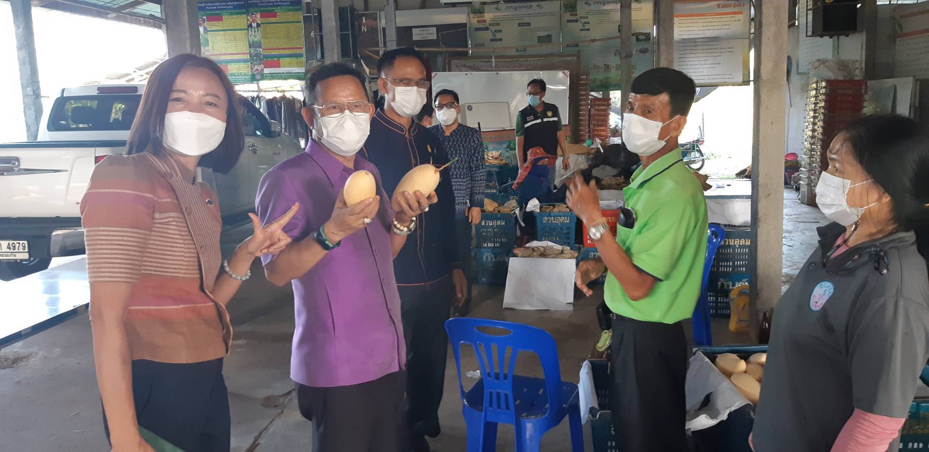 พช.ขอนแก่น : นายวสันต์ ชิงชนะ ผู้ตรวจราชการกรมการพัฒนาชุมชน เขตตรวจราชการที่ 12 ลงพื้นที่จังหวัดขอนแก่น ตรวจติดตามผลการดำเนินงาน ตามประเด็นการตรวจราชการกรมการพัฒนาชุมชน ประจำเดือนเมษายน พ.ศ.2565