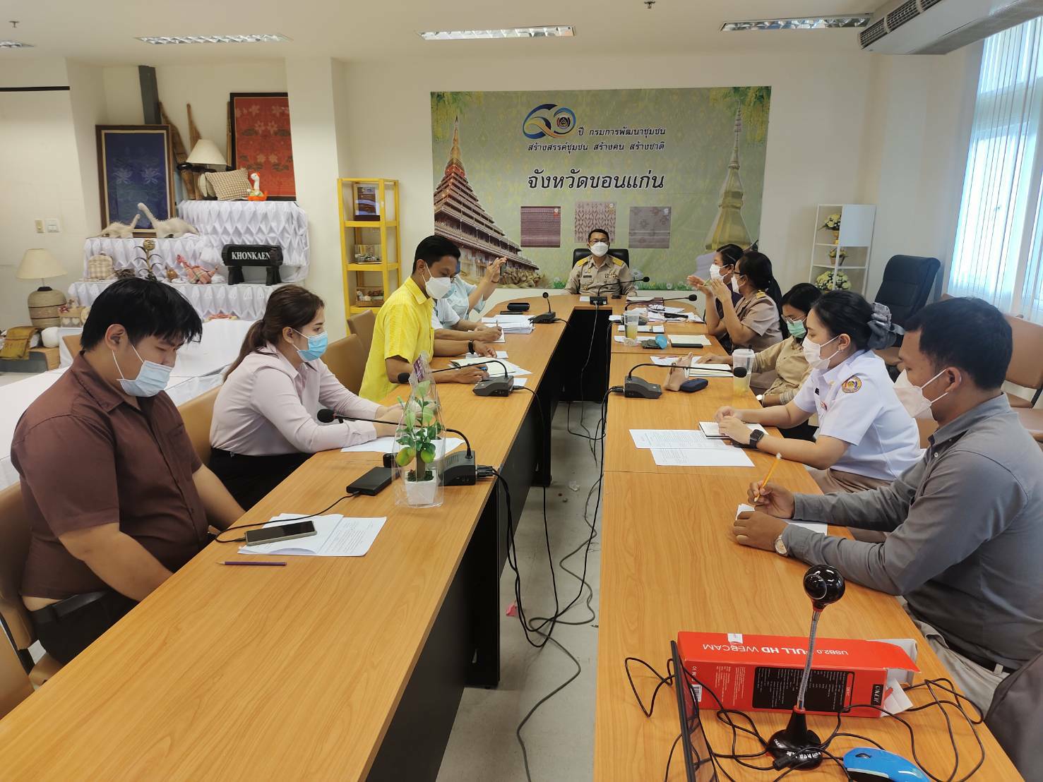 พช.ขอนแก่น : กลุ่มงานส่งเสริมฯ ประชุมทีมงานขานรับนโยบายทำงานเชิงรุก