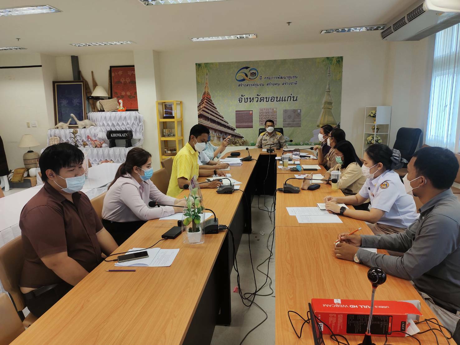 พช.ขอนแก่น : กลุ่มงานส่งเสริมฯ ประชุมทีมงานขานรับนโยบายทำงานเชิงรุก