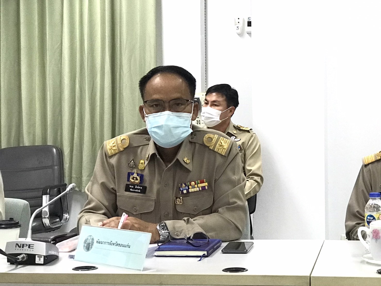 พช.ขอนแก่น : ร่วมประชุมเพื่อขับเคลื่อนและติดตามนโยบายของรัฐบาลและภารกิจสำคัญของกระทรวงมหาดไทย ประจำปีงบประมาณ พ.ศ. 2565 (เดือนเมษายน 2565) ผ่านระบบวีดิทัศน์ทางไกล (VCS) 