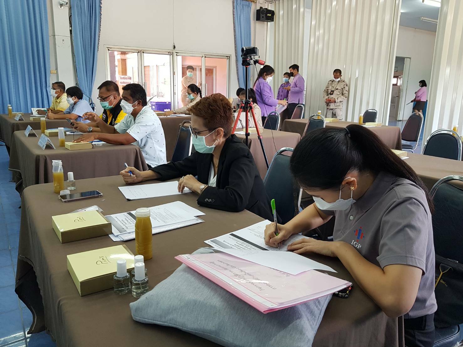 พช.ขอนแก่น : ร่วมกิจกรรมห้องปฏิบัติการนวัตกรรมภาครัฐ ตามโครงการพัฒนานวัตกรรมงานบริการภาครัฐ ประจำปี พ.ศ. 2565 ในพื้นที่อำเภอโพธิ์ทอง จังหวัดอ่างทอง