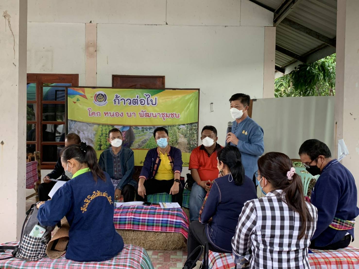พช.ขอนแก่น :นายสุรศักดิ์ อักษรกุล รองอธิบดีกรมการพัฒนาชุมชน ตรวจเยี่ยมและติดตามผลการดำเนินงานโครงการพัฒนาพื้นที่ต้นแบบการพัฒนาคุณภาพชีวิต  ตามหลักทฤษฎีใหม่ประยุกต์สู่ “โคก หนอง นา โมเดล” จังหวัดขอนแก่น