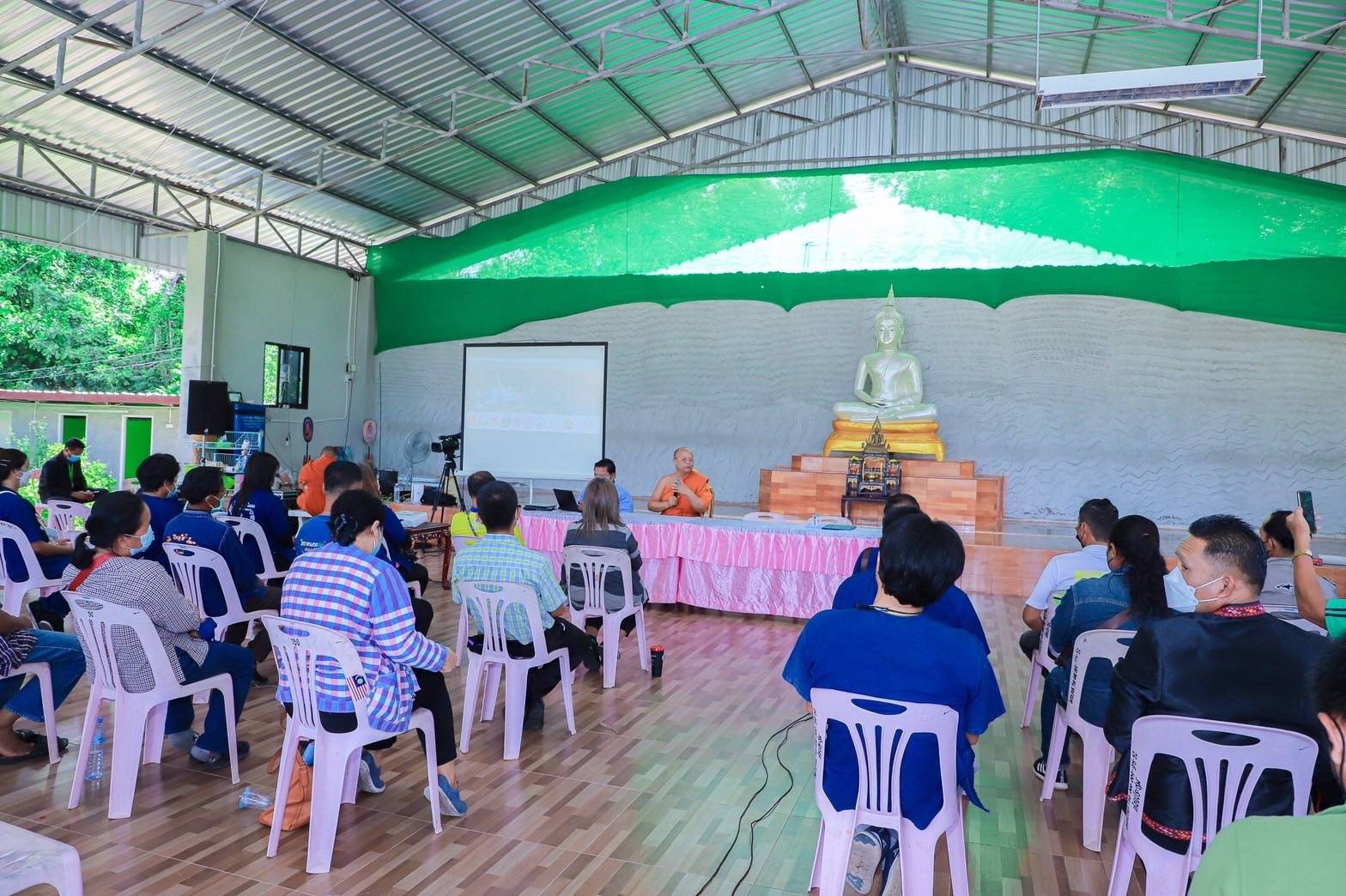พช.ขอนแก่น : จัดกิจกรรม “โครงการ 130 ปี กระทรวงมหาดไทย : ความสุขสร้างได้ ด้วยใจอาสา โคก หนอง นา พุทธอารยเกษตร มจร.ขอนแก่น