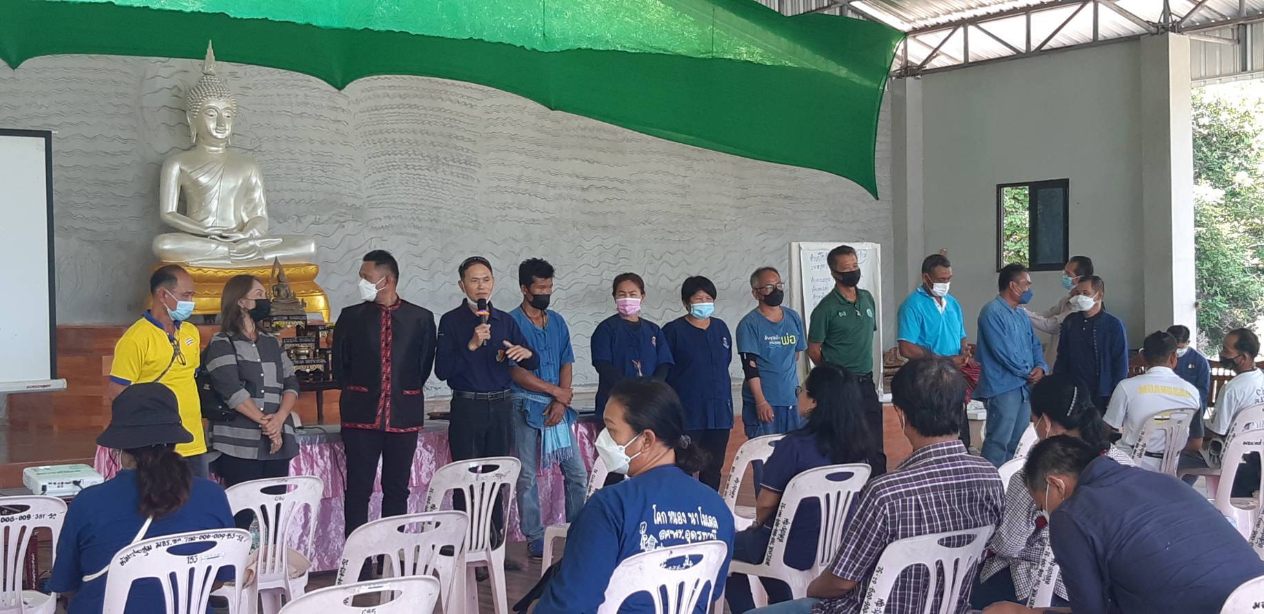 พช.ขอนแก่น : จัดกิจกรรม “โครงการ 130 ปี กระทรวงมหาดไทย : ความสุขสร้างได้ ด้วยใจอาสา โคก หนอง นา พุทธอารยเกษตร มจร.ขอนแก่น