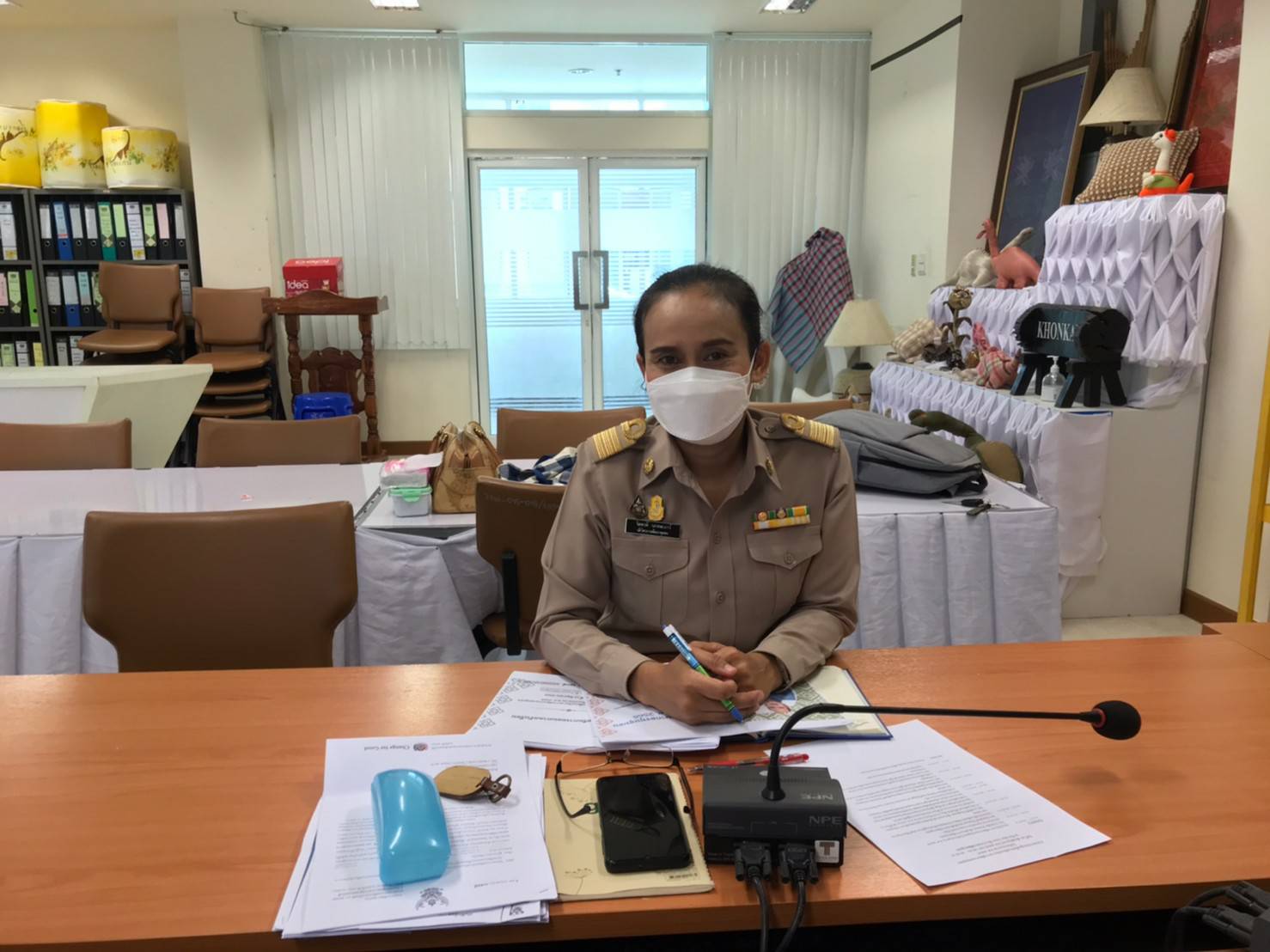 ?พช.ขอนแก่น : ร่วมรับฟังการมอบนโยบายการพัฒนากองทุนชุมชน ประจำปีงบประมาณ พ.ศ. 2565 ผ่านระบบวีดิทัศน์ทางไกล (Video Conference)?