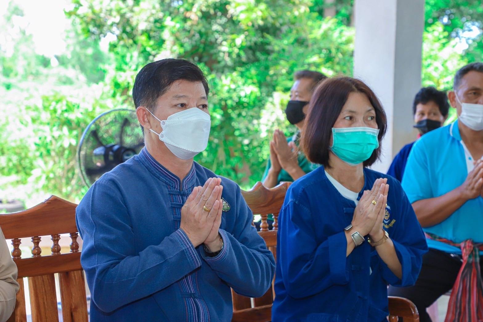 พช.ขอนแก่น : จัดกิจกรรม “โครงการ 130 ปี กระทรวงมหาดไทย : ความสุขสร้างได้ ด้วยใจอาสา โคก หนอง นา พุทธอารยเกษตร มจร.ขอนแก่น