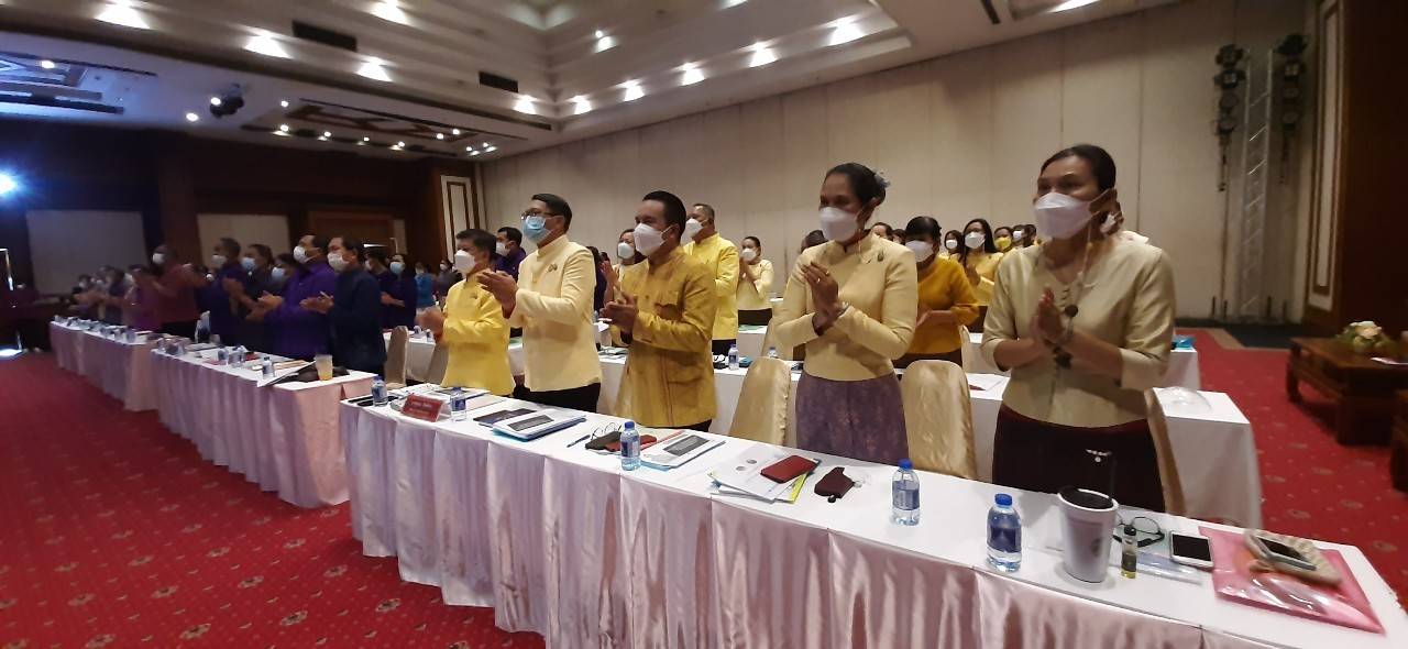 พช.ขอนแก่น : ร่วมประชุมเชิงปฏิบัติการตรวจติดตามผลการดำเนินงานของหน่วยรับตรวจ รายไตรมาส ครั้งที่ 3/2565 เขตตรวจราชการที่12 กลุ่มภาคตะวันออกเฉียงเหนือตอนกลาง