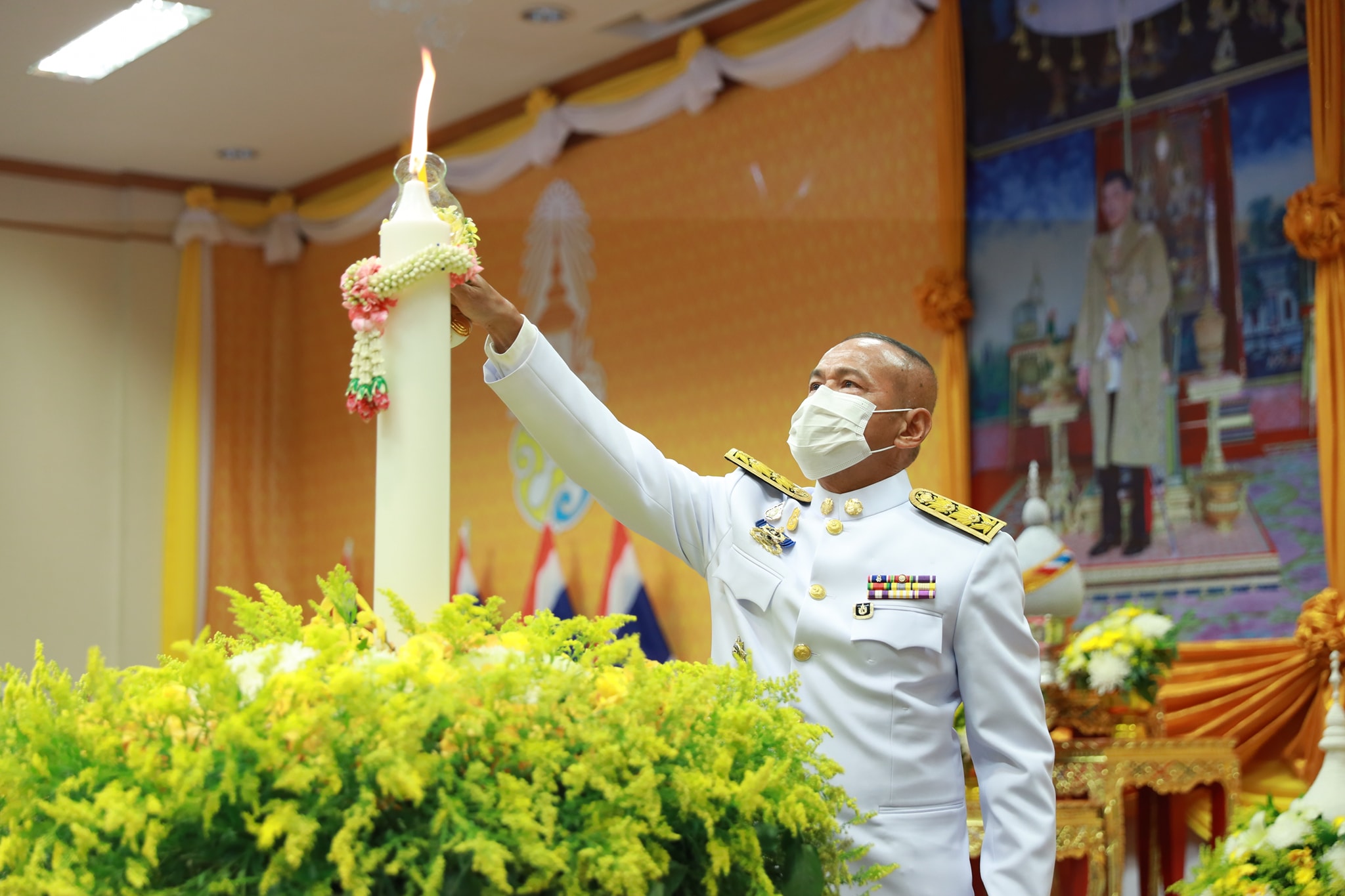 จังหวัดขอนแก่น จัดพิธีถวายเครื่องราชสักการะและถวายพระพรชัยมงคล เนื่องในโอกาสวันเฉลิมพระชนมพรรษาพระบาทสมเด็จพระเจ้าอยู่หัว 28 กรกฎาคม 2565