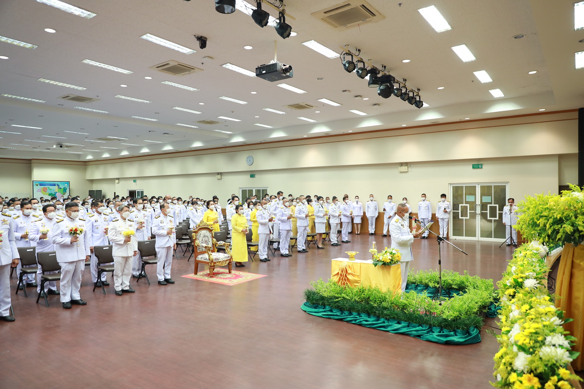 จังหวัดขอนแก่น จัดพิธีถวายเครื่องราชสักการะและถวายพระพรชัยมงคล เนื่องในโอกาสวันเฉลิมพระชนมพรรษาพระบาทสมเด็จพระเจ้าอยู่หัว 28 กรกฎาคม 2565