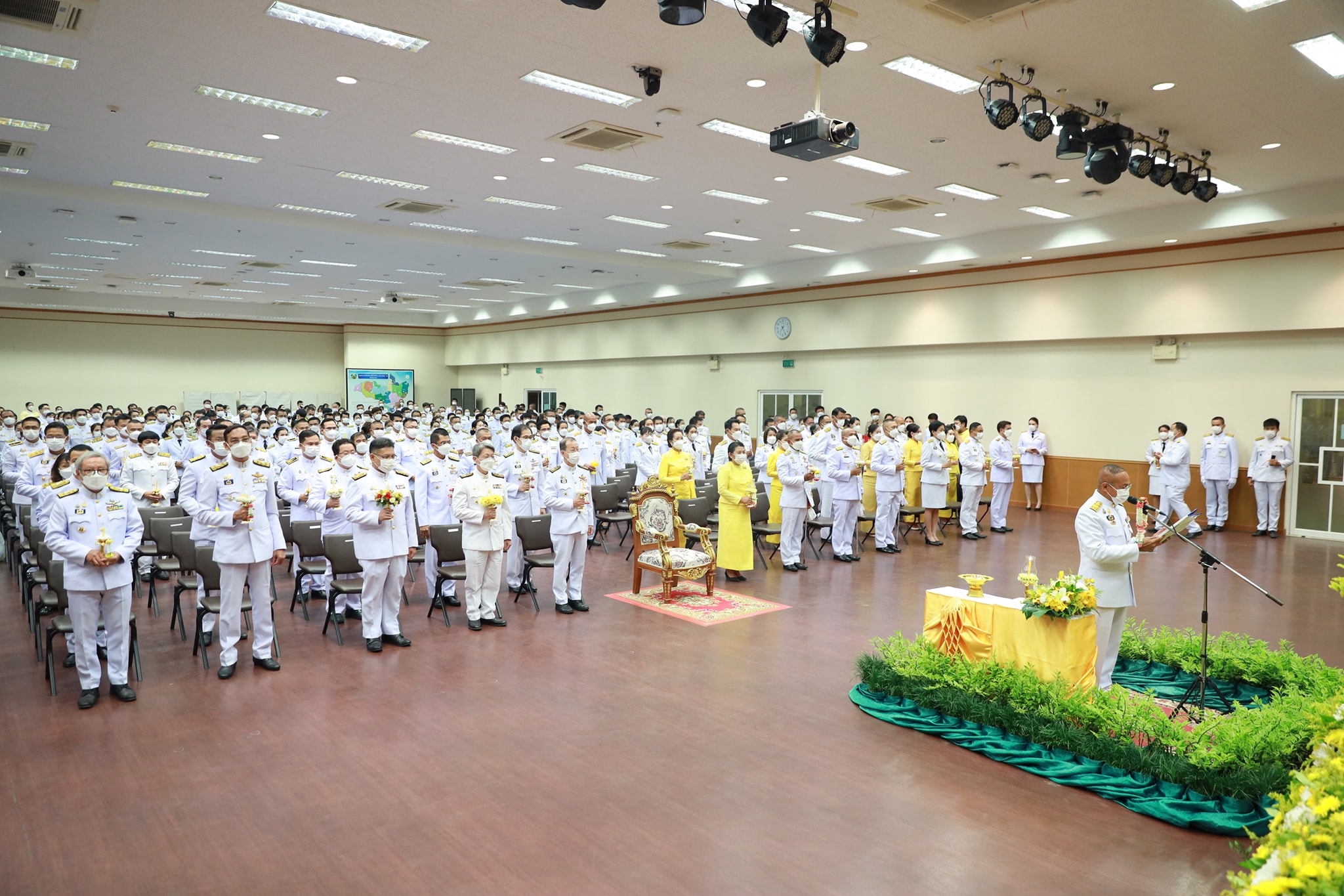จังหวัดขอนแก่น จัดพิธีถวายเครื่องราชสักการะและถวายพระพรชัยมงคล เนื่องในโอกาสวันเฉลิมพระชนมพรรษาพระบาทสมเด็จพระเจ้าอยู่หัว 28 กรกฎาคม 2565