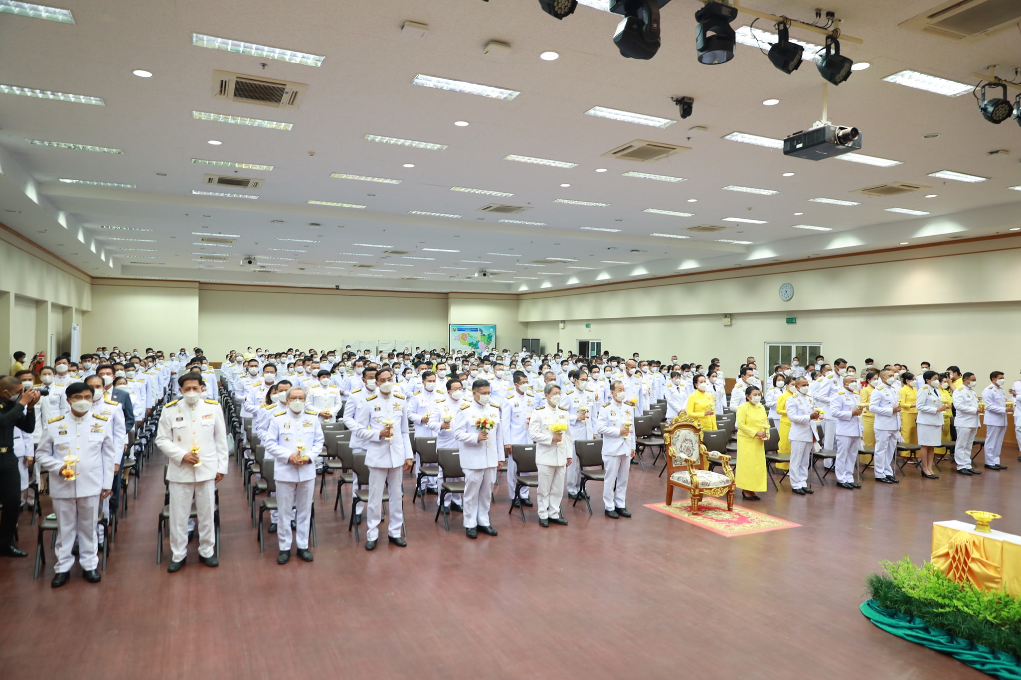 จังหวัดขอนแก่น จัดพิธีถวายเครื่องราชสักการะและถวายพระพรชัยมงคล เนื่องในโอกาสวันเฉลิมพระชนมพรรษาพระบาทสมเด็จพระเจ้าอยู่หัว 28 กรกฎาคม 2565