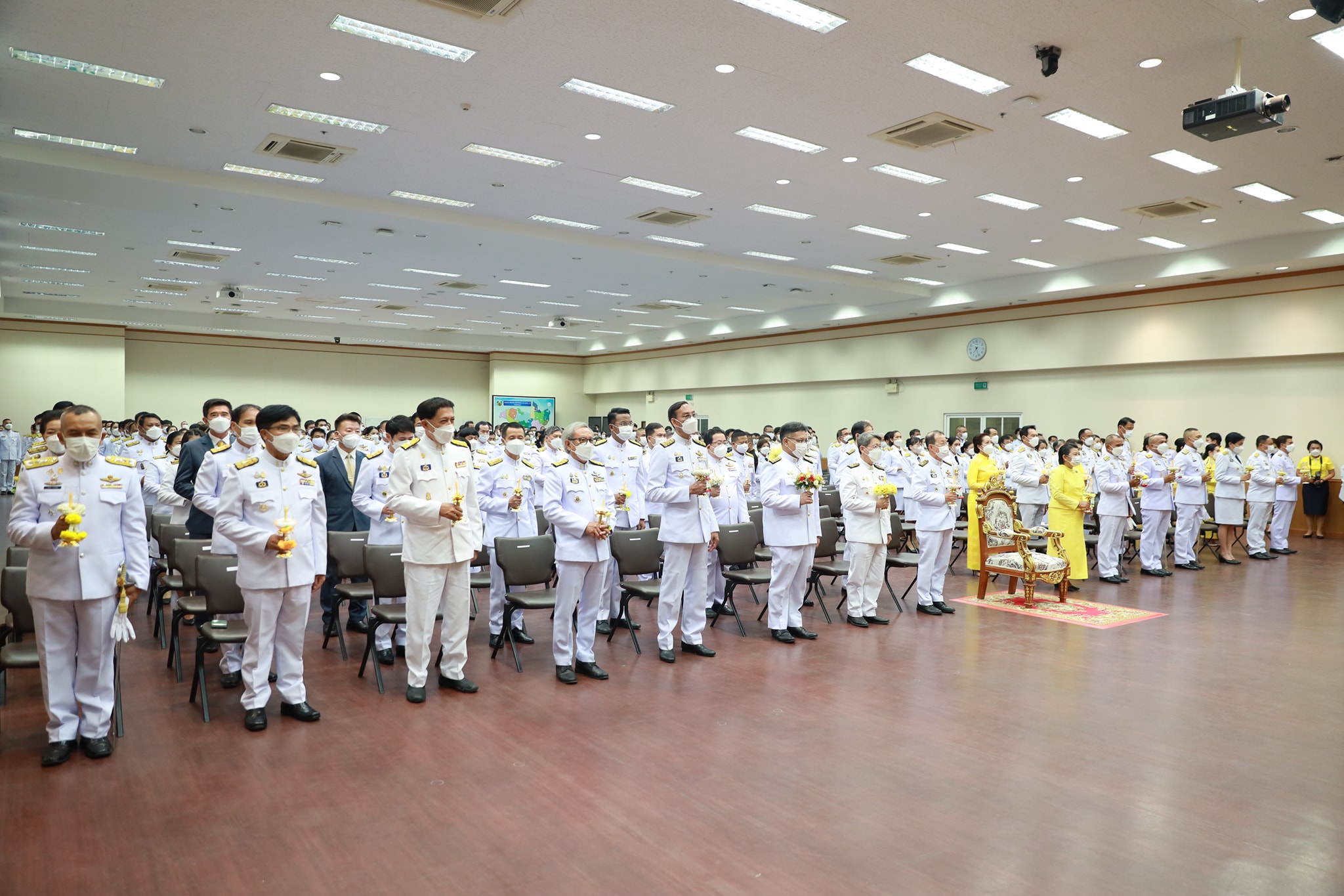 จังหวัดขอนแก่น จัดพิธีถวายเครื่องราชสักการะและถวายพระพรชัยมงคล เนื่องในโอกาสวันเฉลิมพระชนมพรรษาพระบาทสมเด็จพระเจ้าอยู่หัว 28 กรกฎาคม 2565