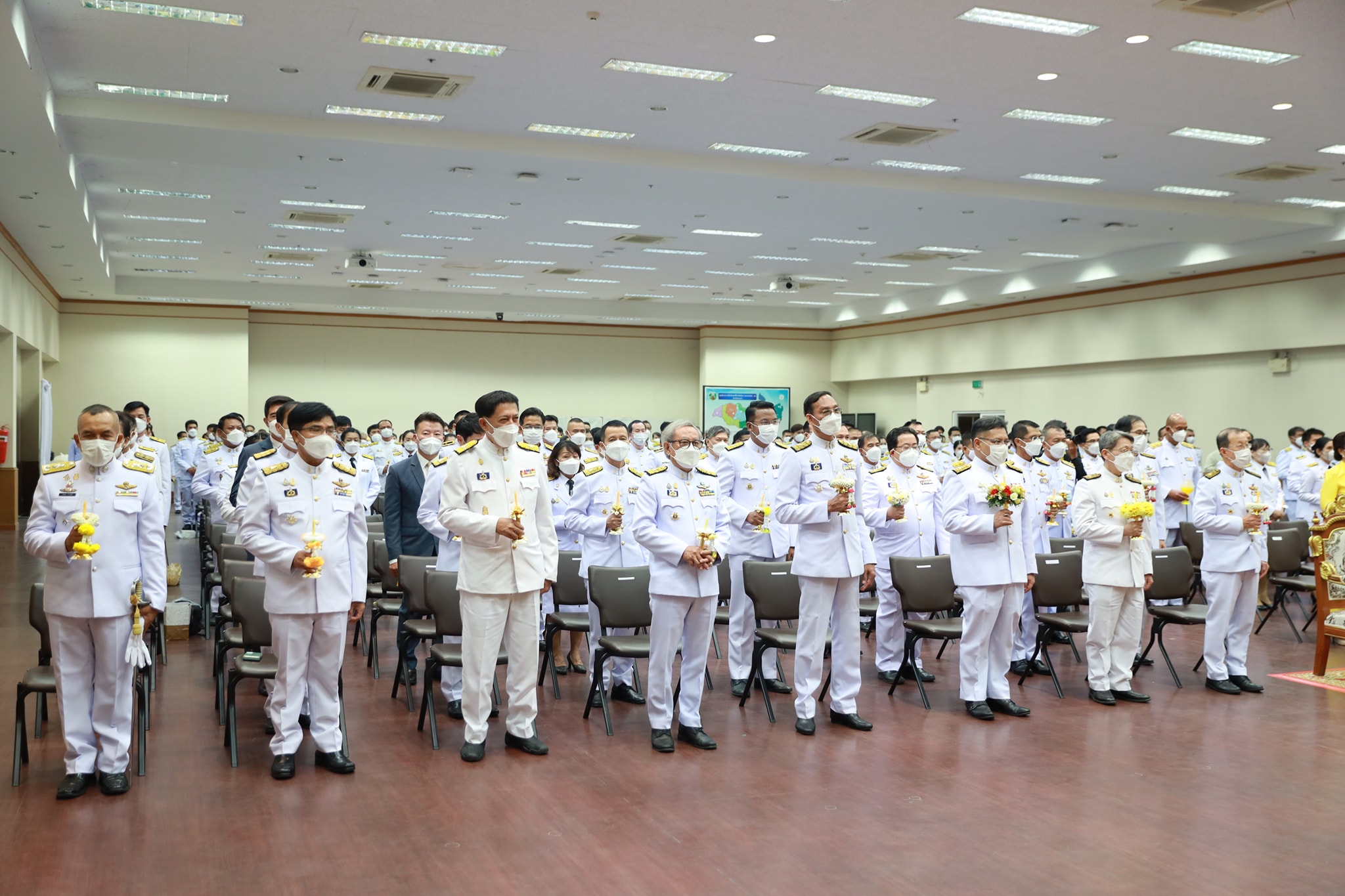จังหวัดขอนแก่น จัดพิธีถวายเครื่องราชสักการะและถวายพระพรชัยมงคล เนื่องในโอกาสวันเฉลิมพระชนมพรรษาพระบาทสมเด็จพระเจ้าอยู่หัว 28 กรกฎาคม 2565