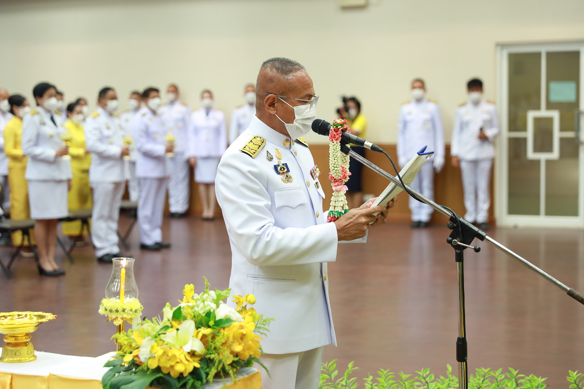 จังหวัดขอนแก่น จัดพิธีถวายเครื่องราชสักการะและถวายพระพรชัยมงคล เนื่องในโอกาสวันเฉลิมพระชนมพรรษาพระบาทสมเด็จพระเจ้าอยู่หัว 28 กรกฎาคม 2565