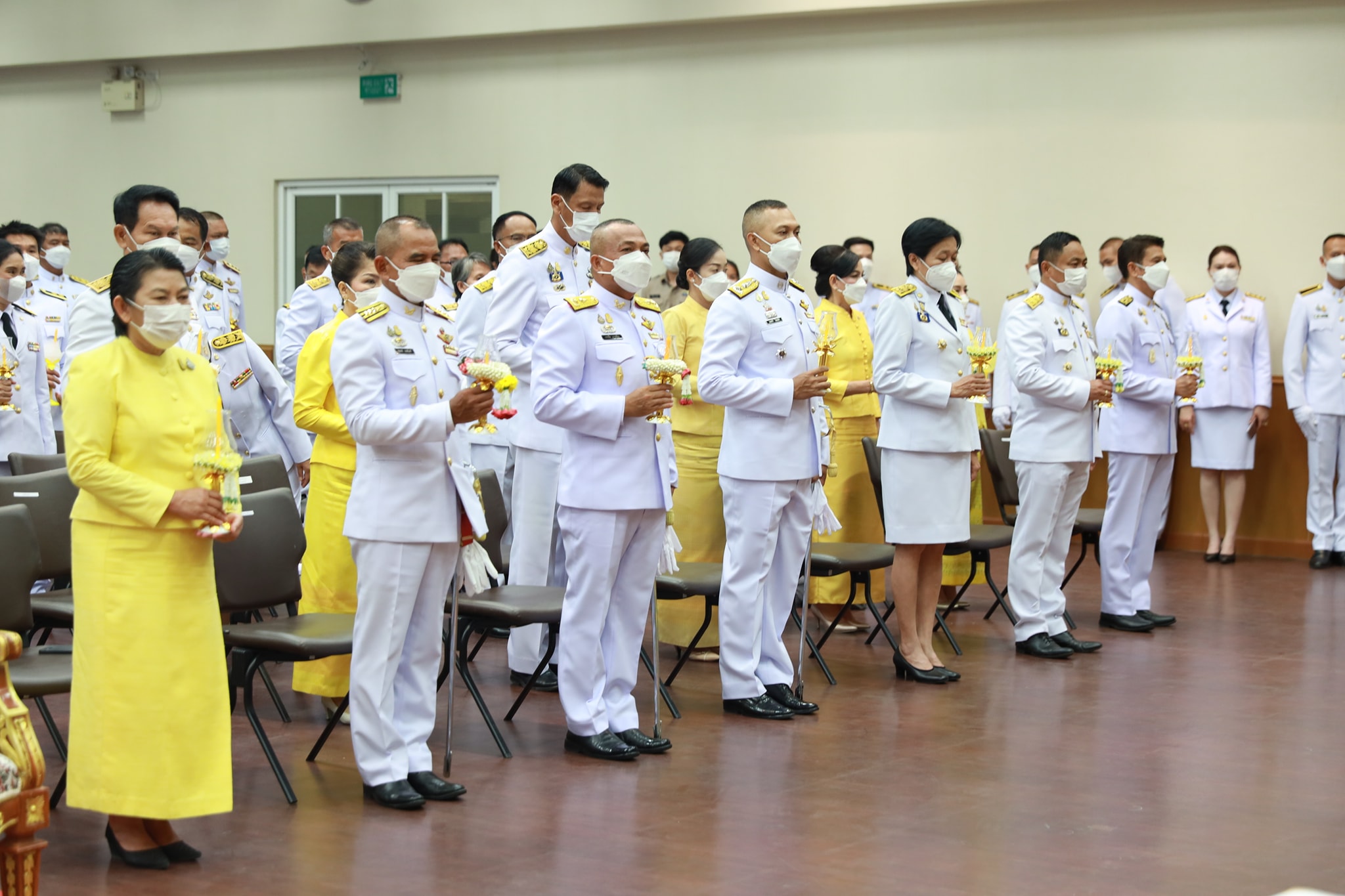 จังหวัดขอนแก่น จัดพิธีถวายเครื่องราชสักการะและถวายพระพรชัยมงคล เนื่องในโอกาสวันเฉลิมพระชนมพรรษาพระบาทสมเด็จพระเจ้าอยู่หัว 28 กรกฎาคม 2565