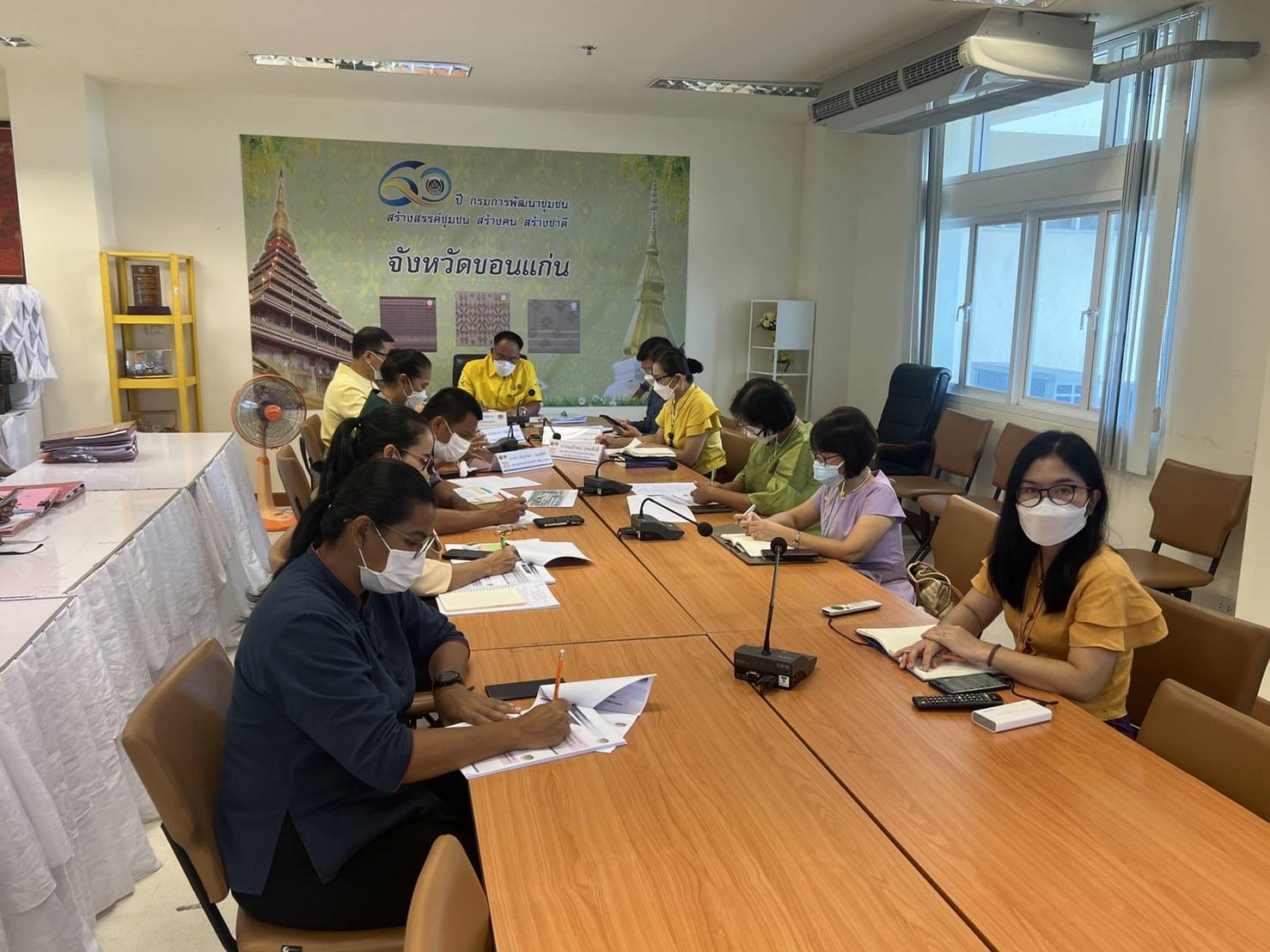 พช.ขอนแก่น : ร่วมประชุมกรมการพัฒนาชุมชน ครั้งที่ 7/2565 ผ่านระบบวีดิทัศน์ทางไกล (Video Conference)