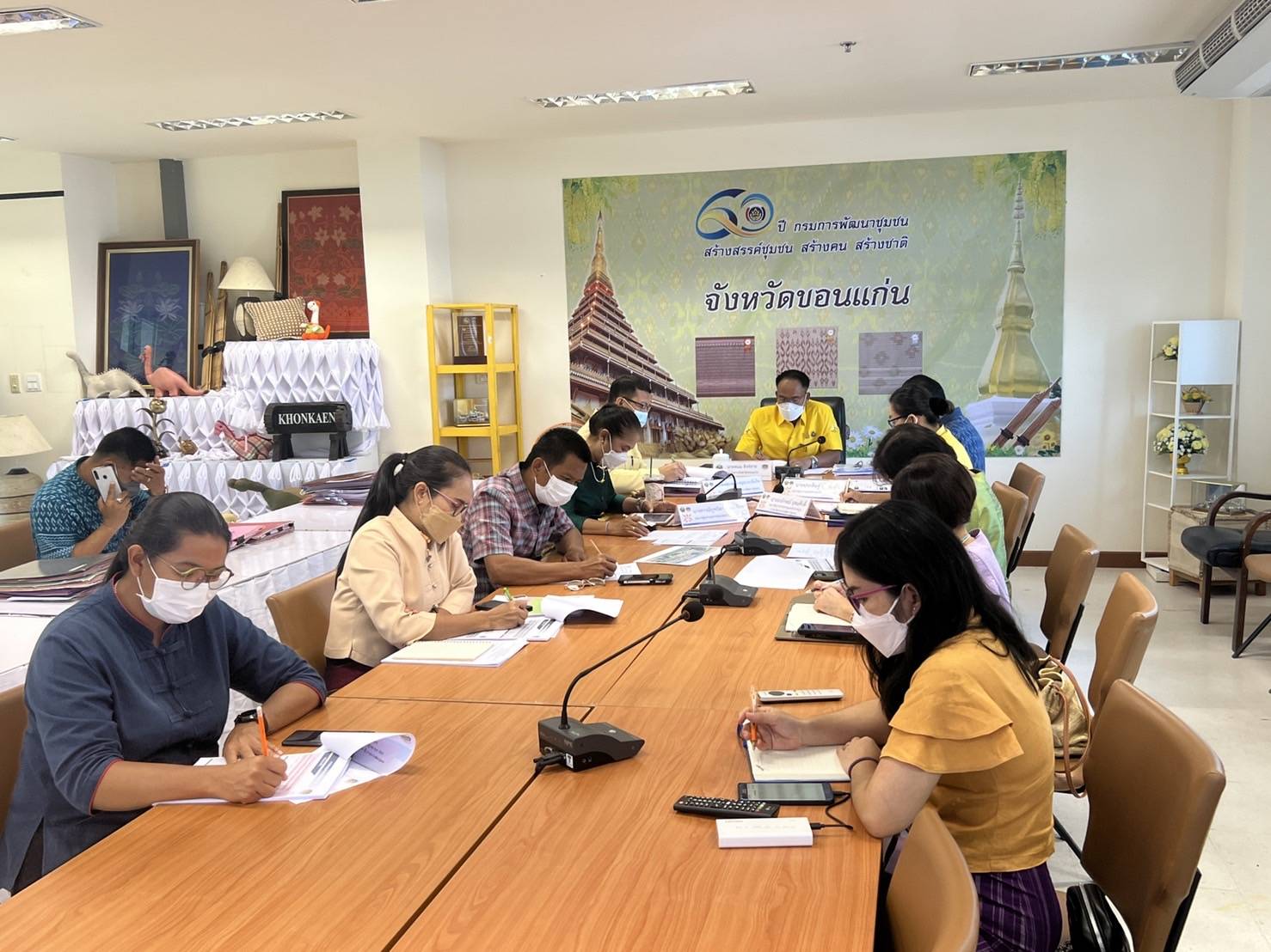 พช.ขอนแก่น : ร่วมประชุมกรมการพัฒนาชุมชน ครั้งที่ 7/2565 ผ่านระบบวีดิทัศน์ทางไกล (Video Conference)