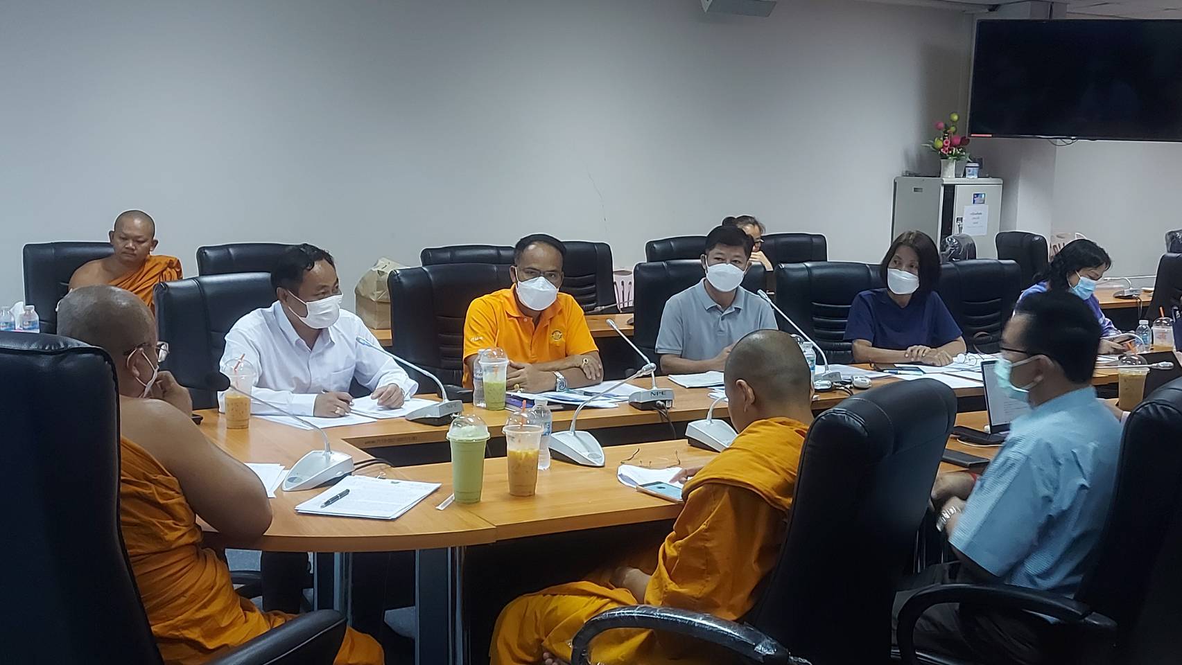 ?จังหวัดขอนแก่น: ประชุมหารือความร่วมมือเกี่ยวกับบทบาทในการเกื้อหนุนระหว่างวัดและชุมชนให้มีความสุขอย่างยั่งยืนกับฝ่ายสาธารณสงเคราะห์ของ มจร.วิทยาเขตขอนแก่น