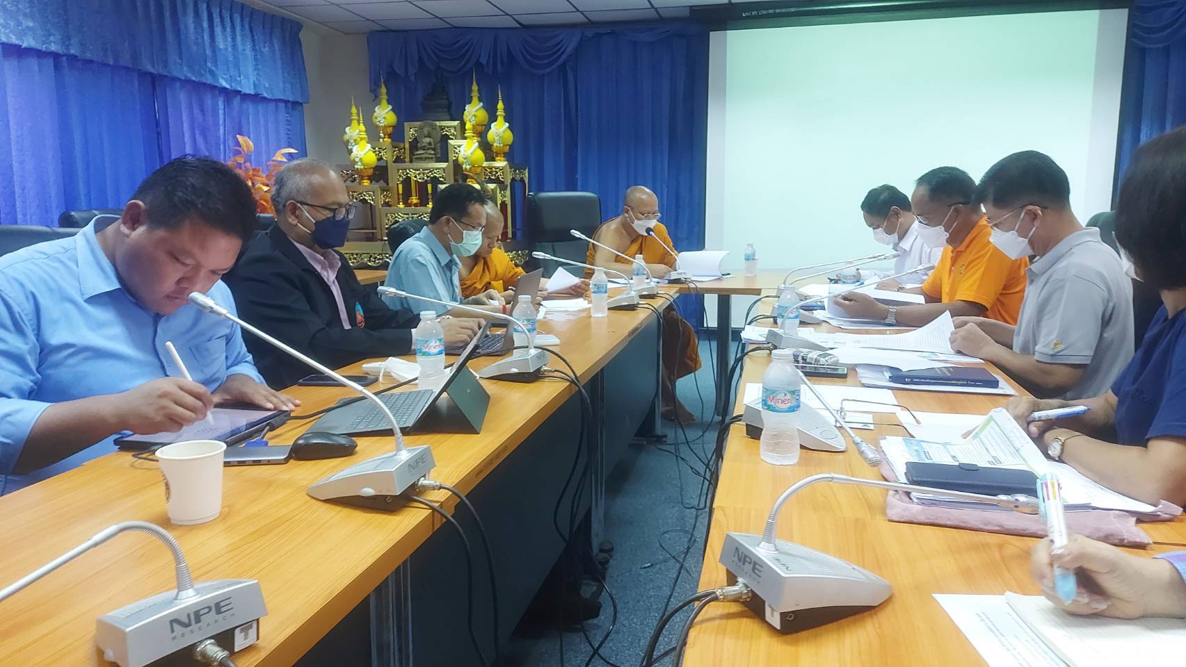 ?จังหวัดขอนแก่น: ประชุมหารือความร่วมมือเกี่ยวกับบทบาทในการเกื้อหนุนระหว่างวัดและชุมชนให้มีความสุขอย่างยั่งยืนกับฝ่ายสาธารณสงเคราะห์ของ มจร.วิทยาเขตขอนแก่น