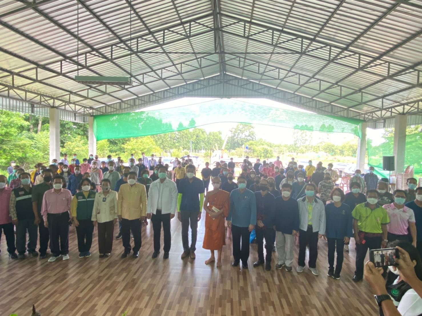 พช.ขอนแก่น : ร่วมกิจกรรมโครงการ 130 ปี กระทรวงมหาดไทย : ความสุขสร้างได้ ด้วยใจอาสา “แบกจอบ เสียม หิ้วปิ่นโต ร่วมสานสัมพันธ์เอามื้อสามัคคี” โคก หนอง นา พุทธอารยเกษตร มจร.ขอนแก่น