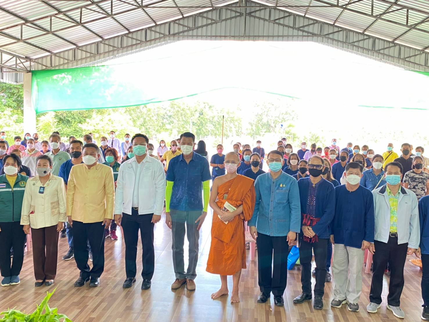 พช.ขอนแก่น : ร่วมกิจกรรมโครงการ 130 ปี กระทรวงมหาดไทย : ความสุขสร้างได้ ด้วยใจอาสา “แบกจอบ เสียม หิ้วปิ่นโต ร่วมสานสัมพันธ์เอามื้อสามัคคี” โคก หนอง นา พุทธอารยเกษตร มจร.ขอนแก่น
