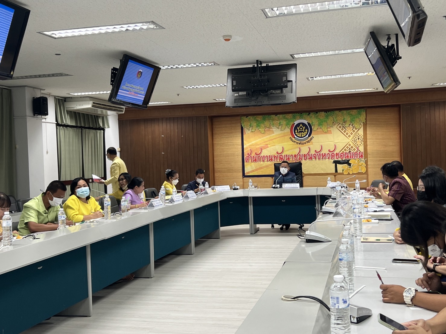 ?พช.ขอนแก่น : นายวสันต์ ชิงชนะ ผู้ตรวจราชการกรมการพัฒนาชุมชน เป็นประธานกรรมการติดตามและประเมินผลหน่วยงานพัฒนาชุมชนใสสะอาด ประจำปีงบประมาณ พ.ศ. 2565 เขตตรวจราชการที่ 12 กลุ่มจังหวัดภาคตะวันออกเฉียงเหนือตอนกลาง จังหวัดขอนแก่น?