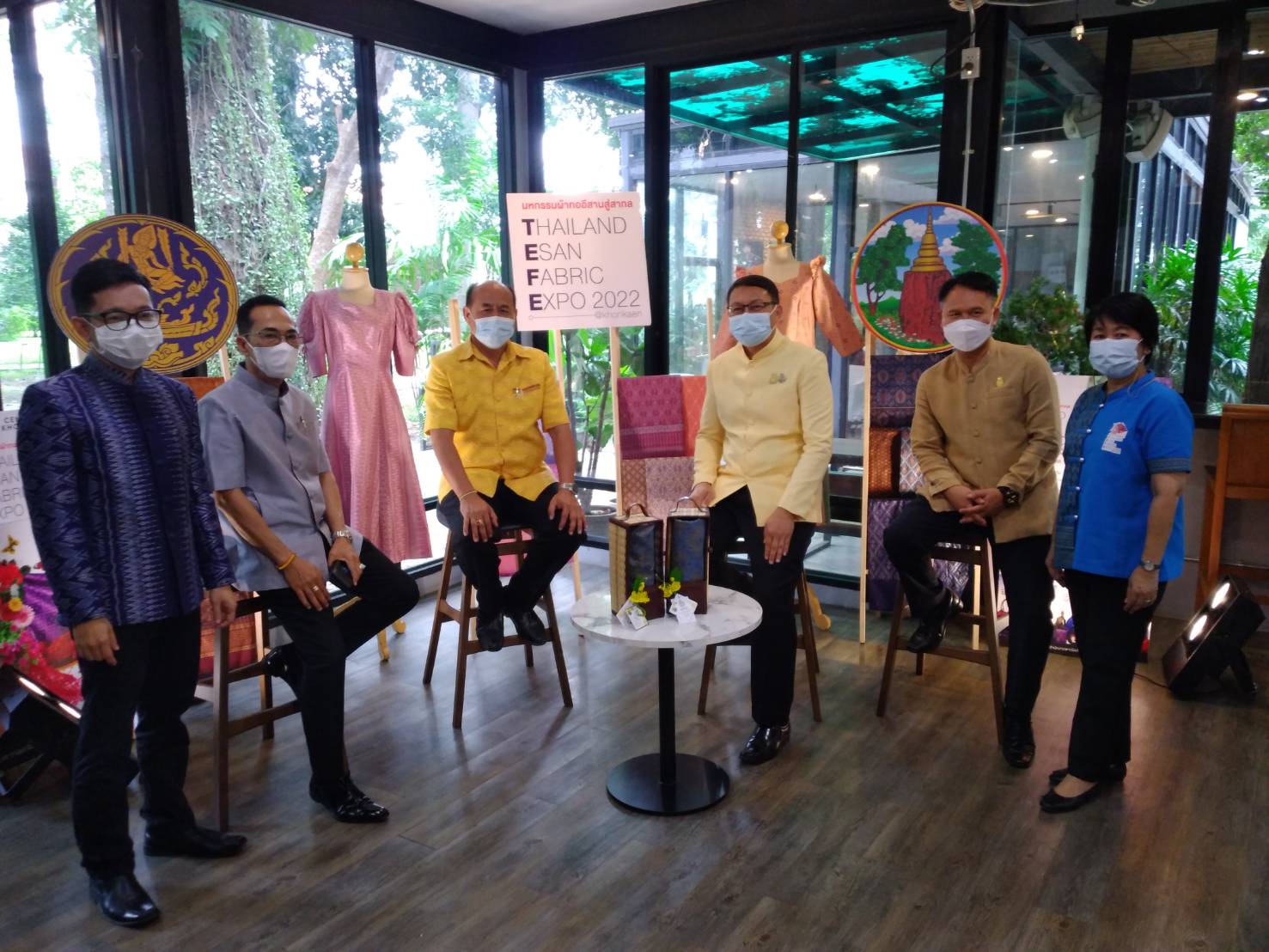 ?พช.ขอนแก่น : ร่วมพิธีแถลงข่าวการจัดงาน “มหกรรมผ้าทออีสานสู่สากล THALAND ESAN FABRIC EXPO 2022 @ KHONKAEN”?