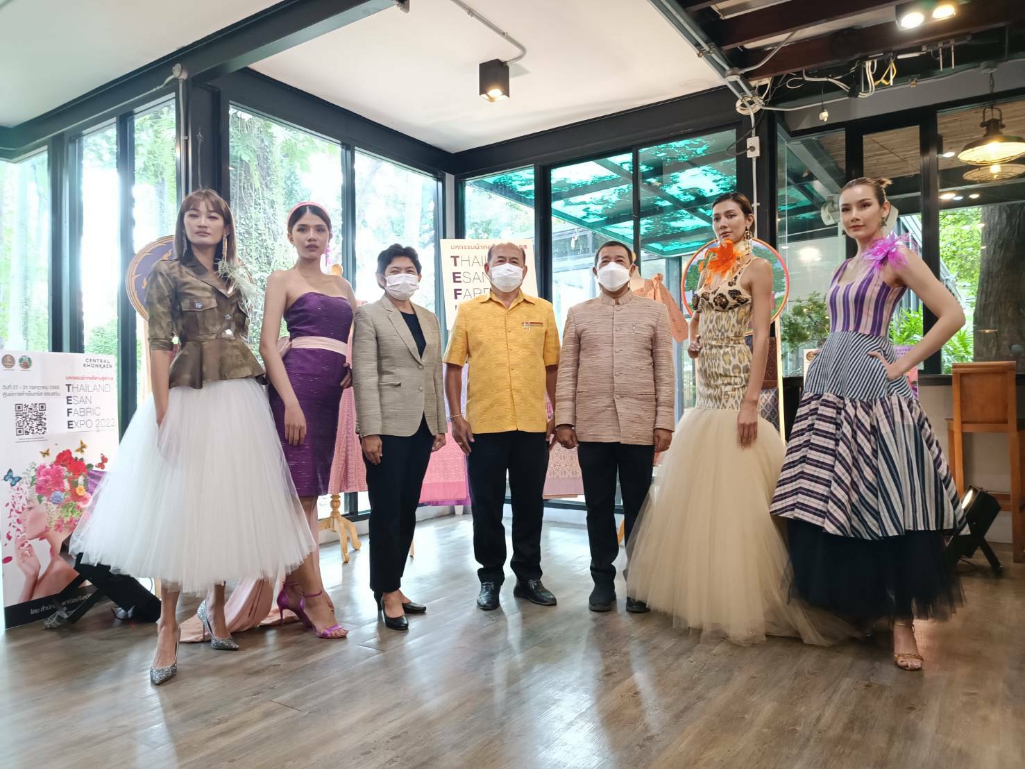 ?พช.ขอนแก่น : ร่วมพิธีแถลงข่าวการจัดงาน “มหกรรมผ้าทออีสานสู่สากล THALAND ESAN FABRIC EXPO 2022 @ KHONKAEN”?