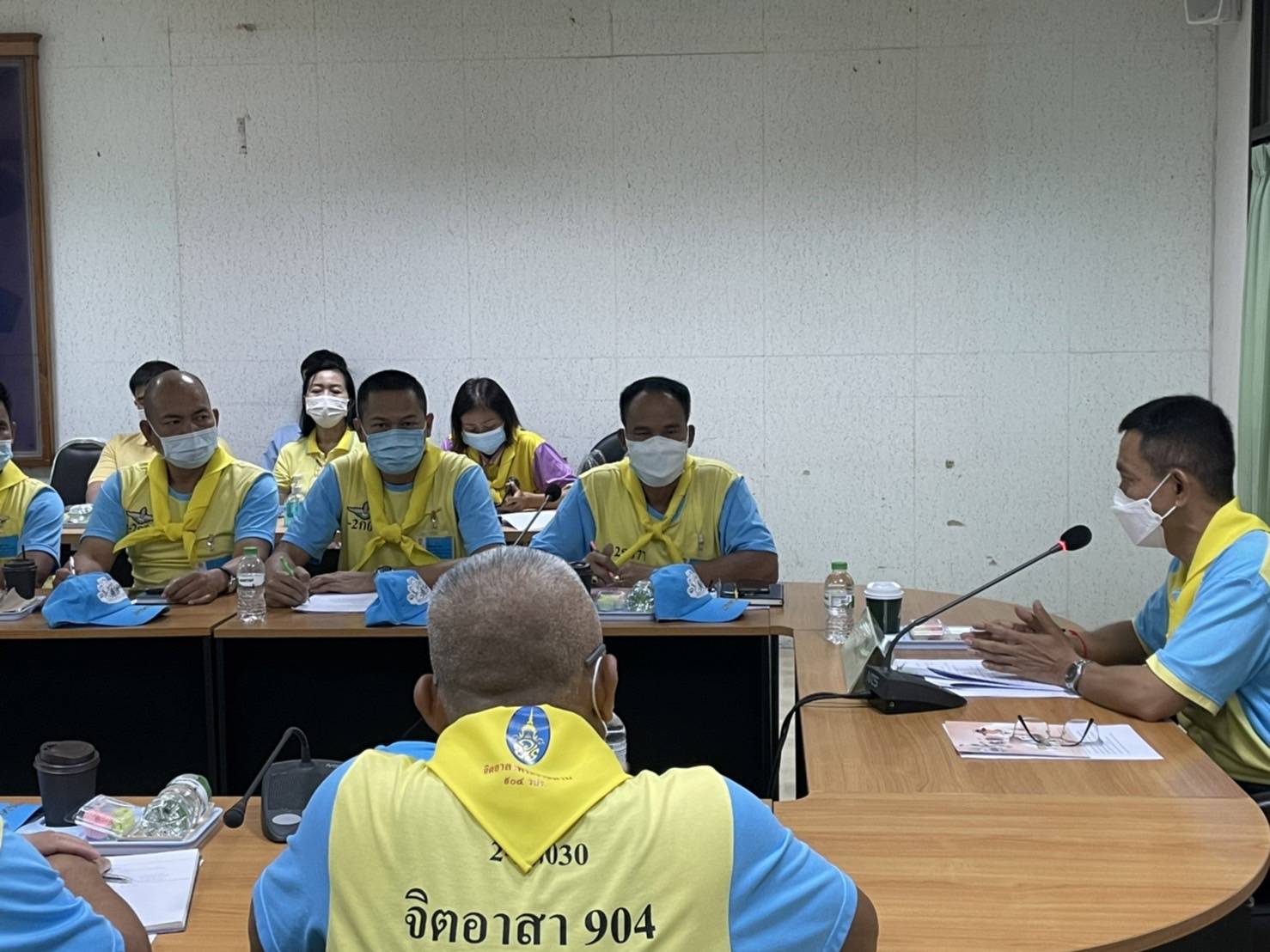 พช.ขอนแก่น : ร่วมประชุมจิตอาสา ๙๐๔ จังหวัดขอนแก่น ที่ผ่านการฝึกหลักสูตรจิตอาสา ๙๐๔ “หลักสูตรพื้นฐาน”(ภาค๒) รุ่นที่ ๒/๒๕๖๕ ระหว่างวันที่ ๘-๒๔ มิถุนายน ๒๕๖๕