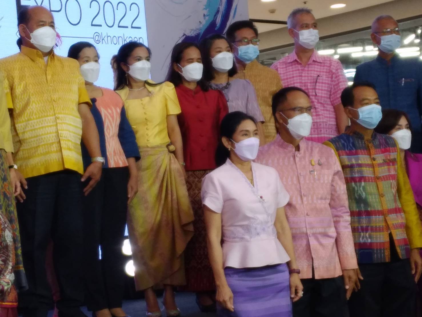 พช.ขอนแก่น : ร่วมพิธีเปิดงาน “มหกรรมผ้าทออีสานสู่สากล Thailand Esaan Fabric Expo 2022”@ขอนแก่น
