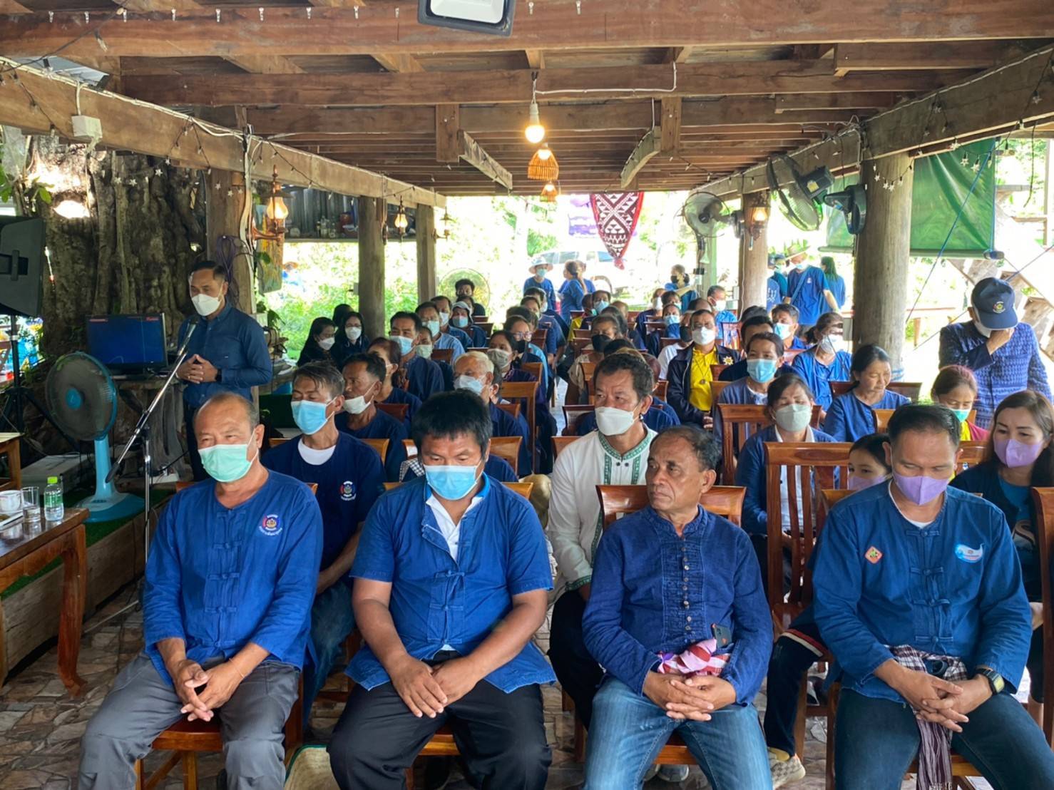 พช.ขอนแก่น : รองอธิบดี พช.(นายสุรศักดิ์ อักษรกุล) พร้อมคณะ ลงพื้นที่ติดตามผลการดำเนินโครงการ “โคก หนอง นา พช.” จ.ขอนแก่น
