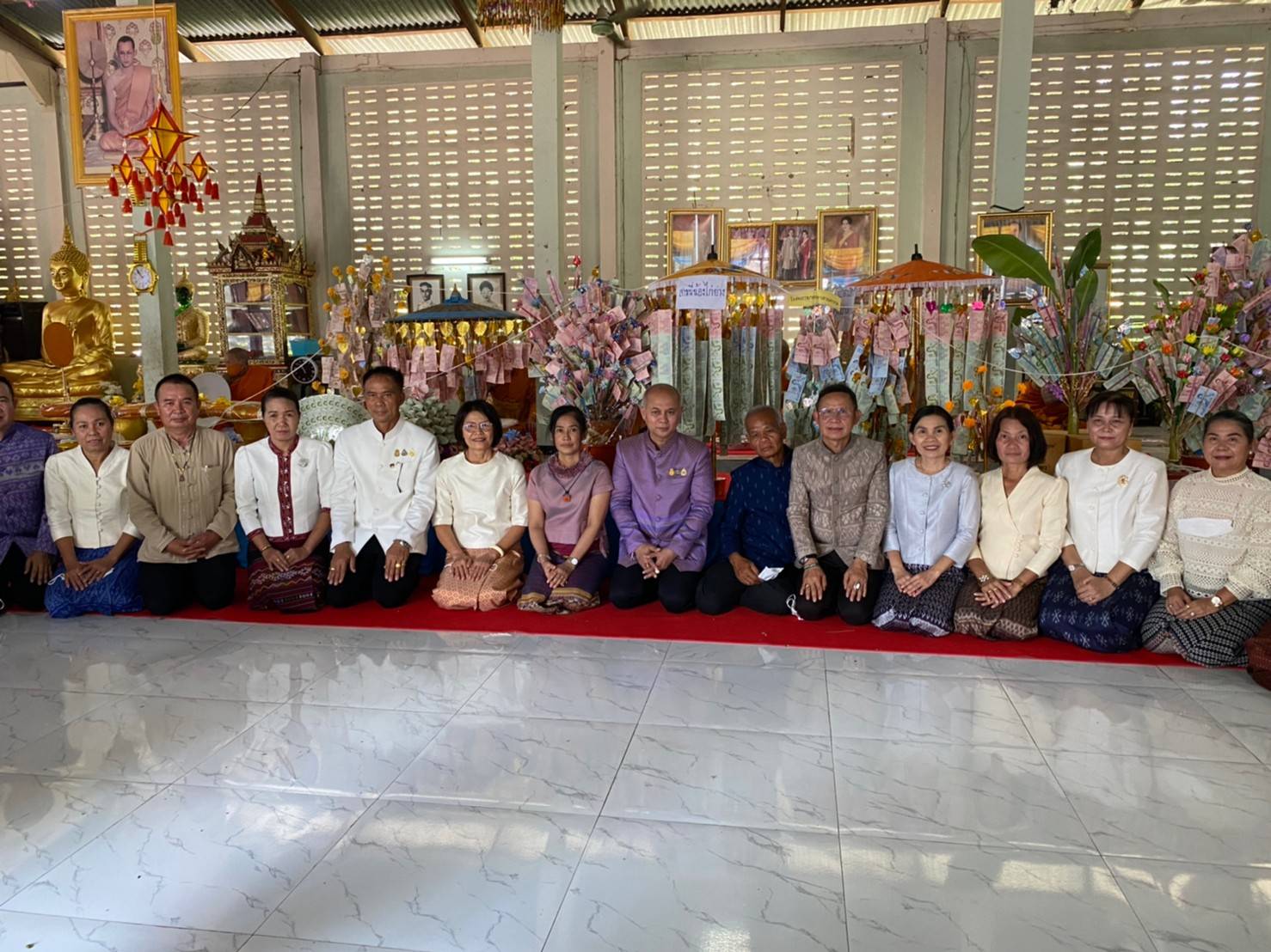 พช.ขอนแก่น : รองอธิบดีกรมการพัฒนาชุมชน (นายสุรศักดิ์  อักษรกุล) ทอดผ้าป่าสามัคคี สมทบทุนสร้างอุโบสถวัดทางพาด อำเภอเขาสวนกวาง จังหวัดขอนแก่น