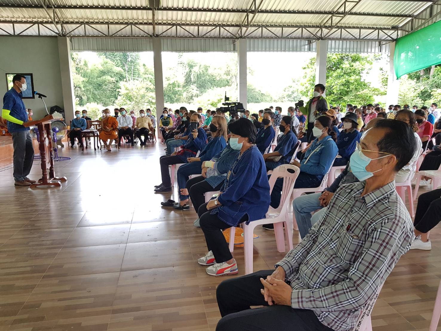พช.ขอนแก่น : ร่วมกิจกรรมโครงการ 130 ปี กระทรวงมหาดไทย : ความสุขสร้างได้ ด้วยใจอาสา “แบกจอบ เสียม หิ้วปิ่นโต ร่วมสานสัมพันธ์เอามื้อสามัคคี” โคก หนอง นา พุทธอารยเกษตร มจร.ขอนแก่น
