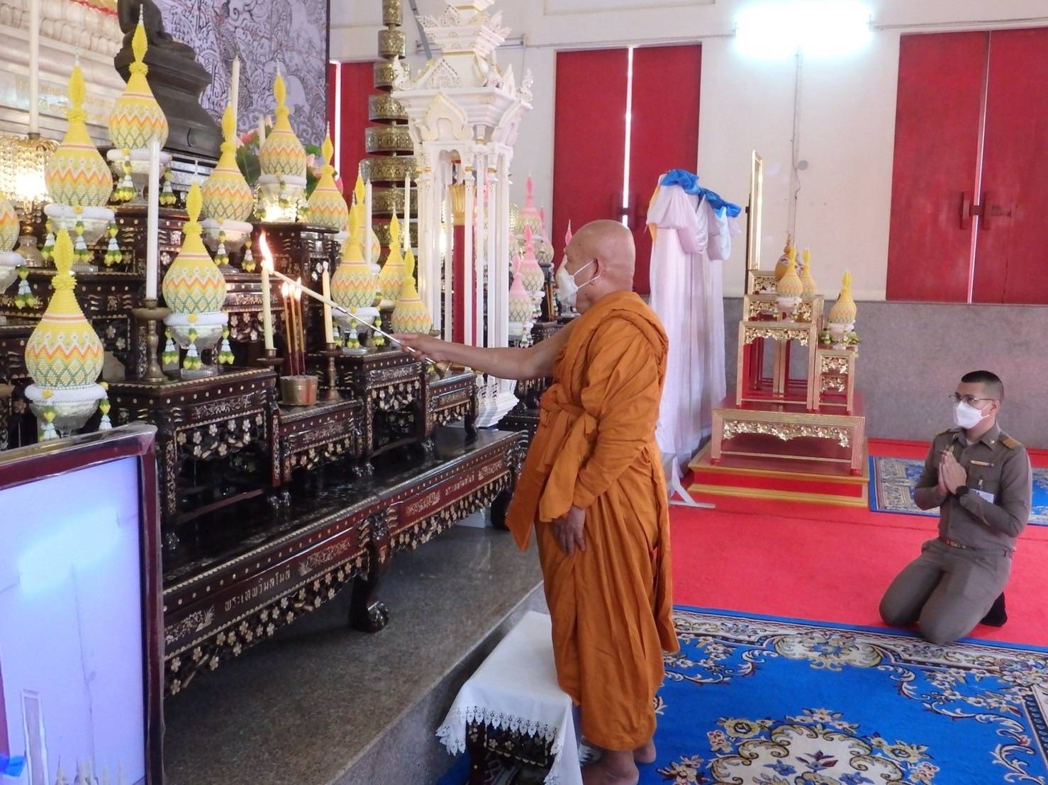 พช.ขอนแก่น : ร่วมพิธีเจริญพระพุทธมนต์ถวายเป็นพระราชกุศลแด่สมเด็จพระนางเจ้าสิริกิติ์ พระบรมราชินีนาถ พระบรมราชชนนีพันปีหลวง เนื่องในโอกาสมหามงคลเฉลิมพระชนมพรรษา 90 พรรษา 12 สิงหาคม 2565