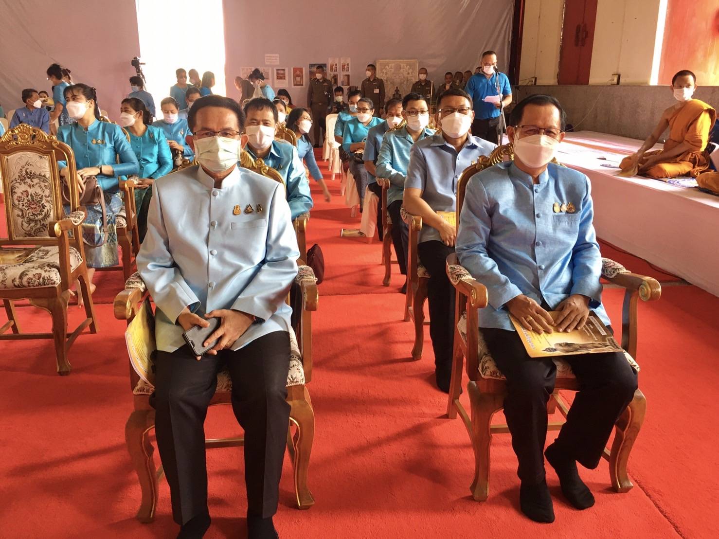 พช.ขอนแก่น : ร่วมพิธีเจริญพระพุทธมนต์ถวายเป็นพระราชกุศลแด่สมเด็จพระนางเจ้าสิริกิติ์ พระบรมราชินีนาถ พระบรมราชชนนีพันปีหลวง เนื่องในโอกาสมหามงคลเฉลิมพระชนมพรรษา 90 พรรษา 12 สิงหาคม 2565
