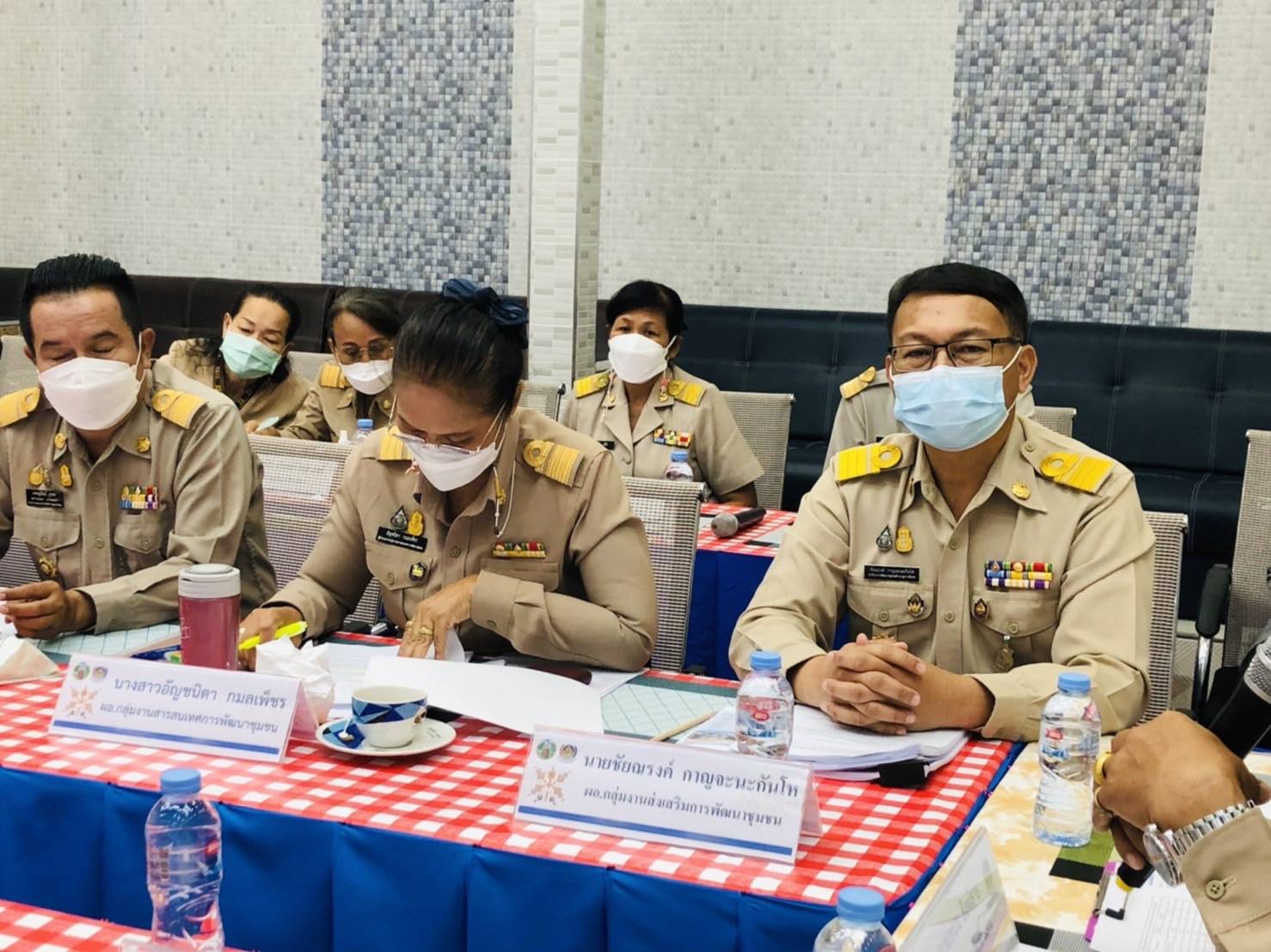พช.ขอนแก่น : ประชุมผู้บริหารและนักวิชาการพัฒนาชุมชนจังหวัด เพื่อติดตามงานและประสานงานในการขับเคลื่อนงานพัฒนาชุมชน ครั้งที่ 7/2565