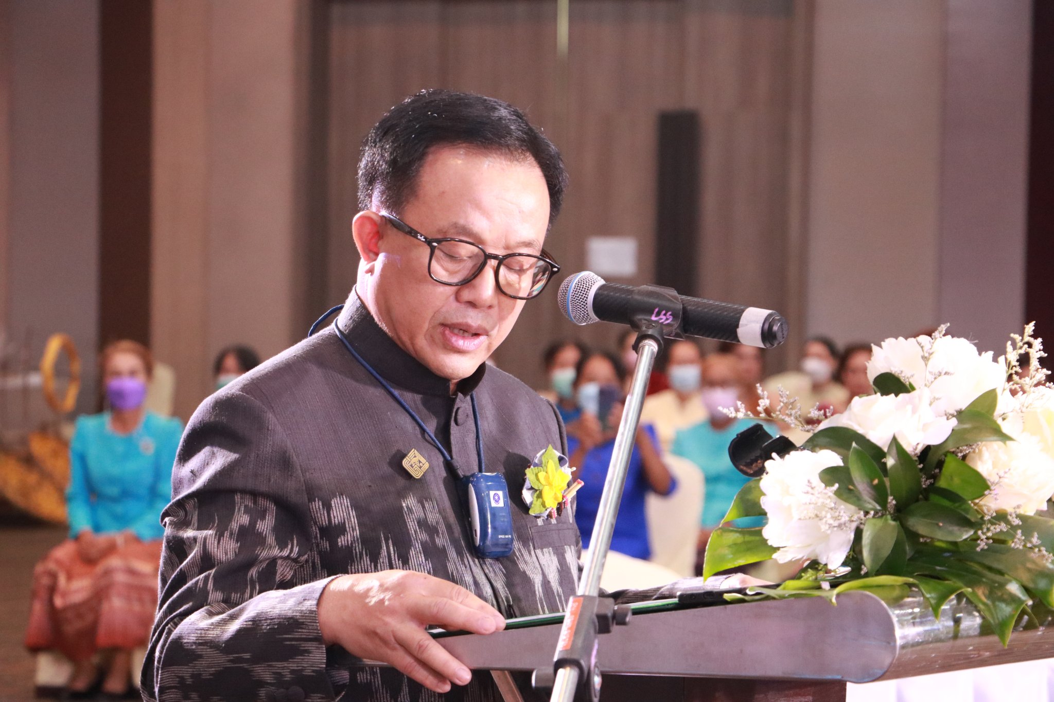 พช.ขอนแก่น : ร่วมกิจกรรมการประกวดผ้าไหมมัดหมี่ลายอัตลักษณ์อุทยานธรณีขอนแก่นฯ