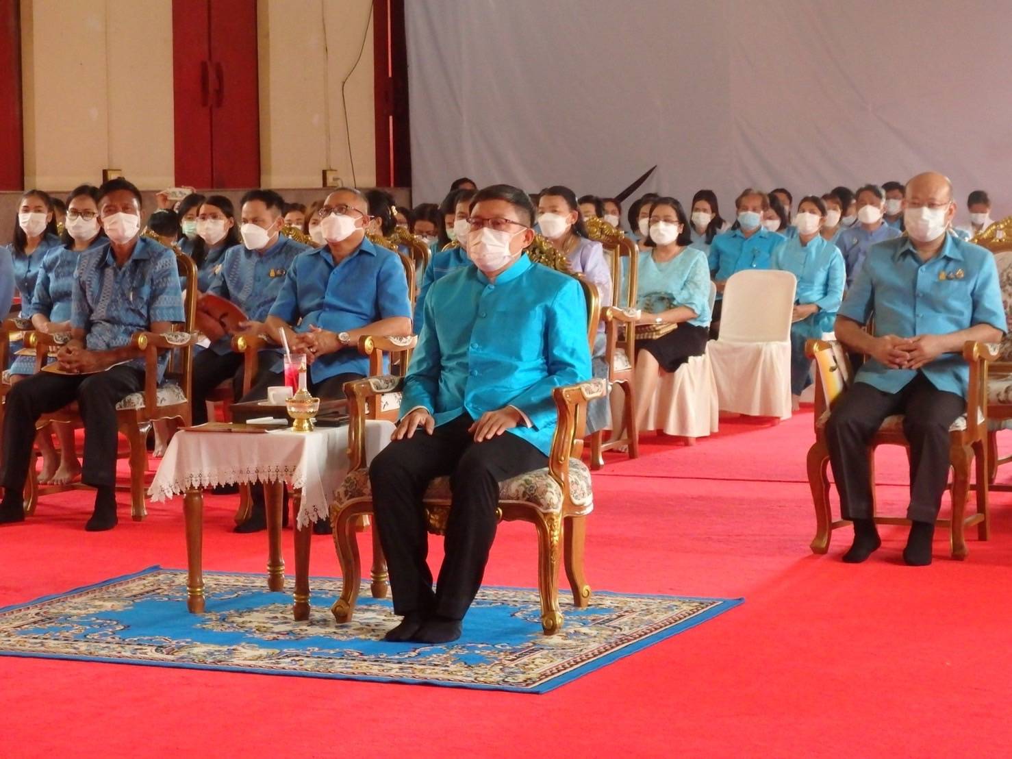 พช.ขอนแก่น : ร่วมพิธีเจริญพระพุทธมนต์ถวายเป็นพระราชกุศลแด่สมเด็จพระนางเจ้าสิริกิติ์ พระบรมราชินีนาถ พระบรมราชชนนีพันปีหลวง เนื่องในโอกาสมหามงคลเฉลิมพระชนมพรรษา 90 พรรษา 12 สิงหาคม 2565