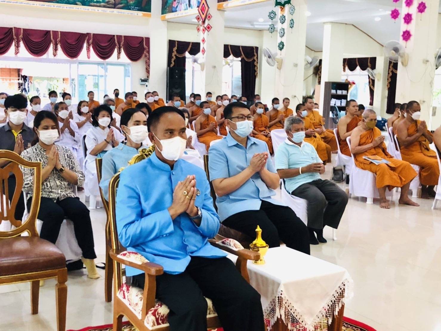 จังหวัดขอนแก่น : จัดพิธีฟังเทศน์บทพระธรรมเทศนาเฉลิมพระธรรมบารมีใน “อุภินนมัตจรกถา” เฉลิมพระธรรมบารมีสมเด็จพระนางเจ้าสิริกิติ์ พระบรมราชินีนาถ พระบรมราชชนนีพันปีหลวง ทุกวันพระตลอดปี 2565