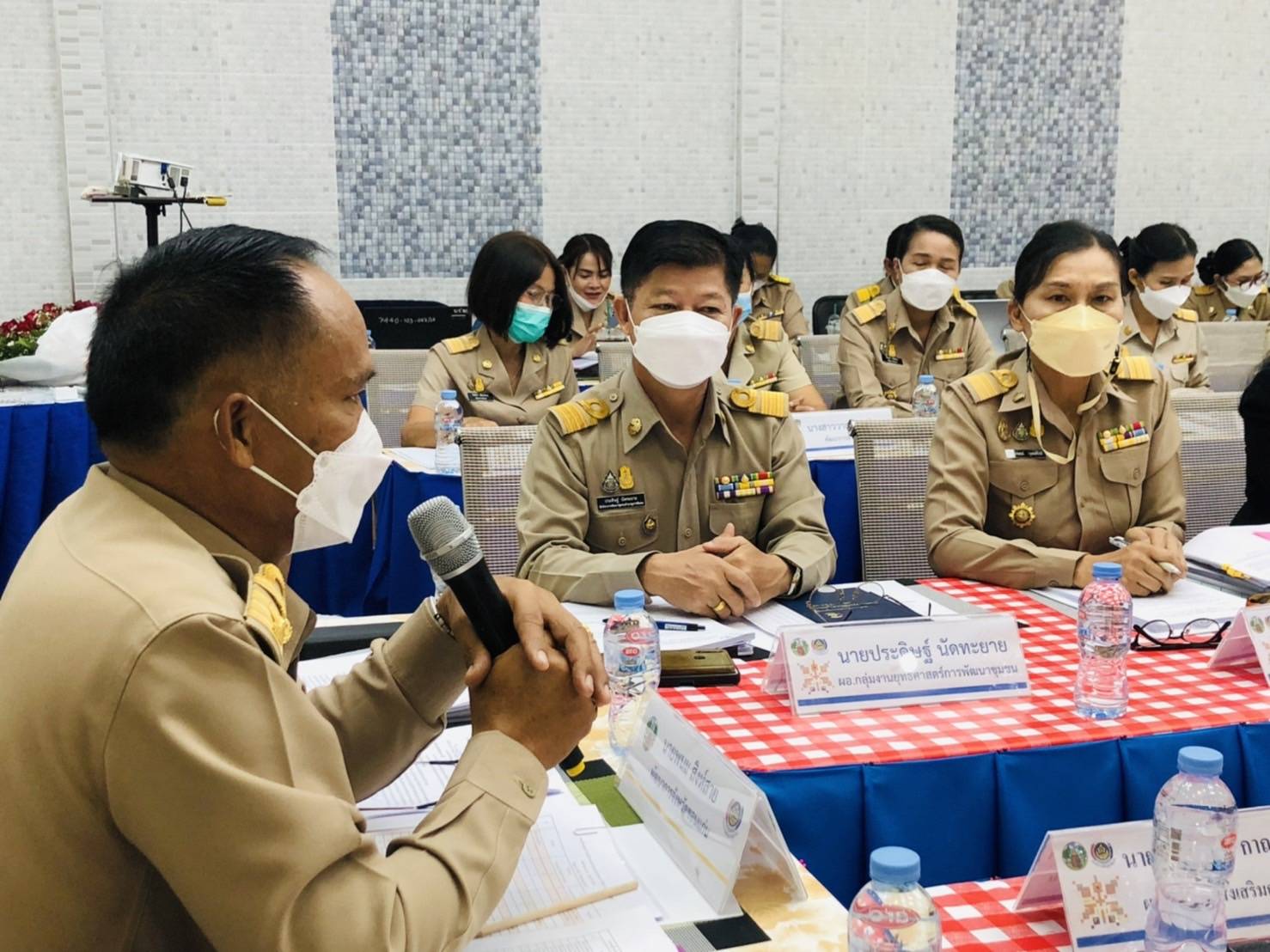 พช.ขอนแก่น : ประชุมผู้บริหารและนักวิชาการพัฒนาชุมชนจังหวัด เพื่อติดตามงานและประสานงานในการขับเคลื่อนงานพัฒนาชุมชน ครั้งที่ 7/2565