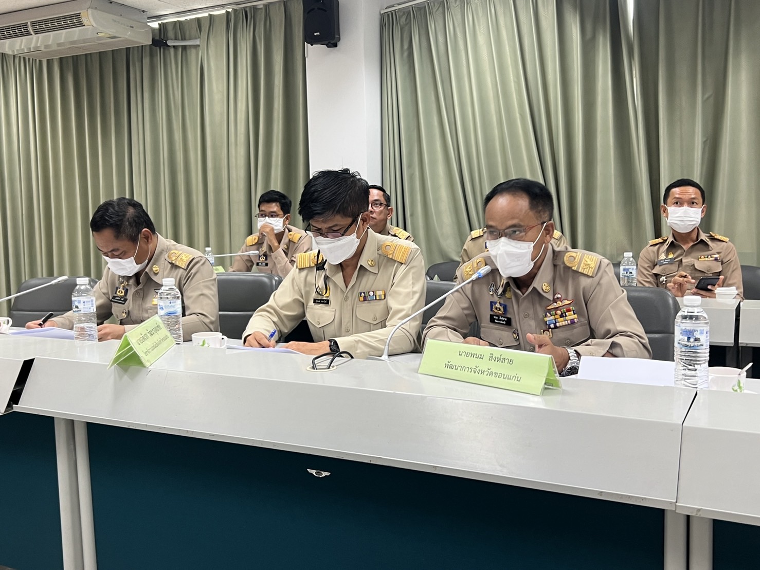 พช. ขอนแก่น : ร่วมการประชุมนายอำเภอ และหัวหน้าส่วนราชการสังกัดกระทรวงมหาดไทย จังหวัดขอนแก่น ครั้งที่ 8/2565 ประจำเดือนสิงหาคม 2565