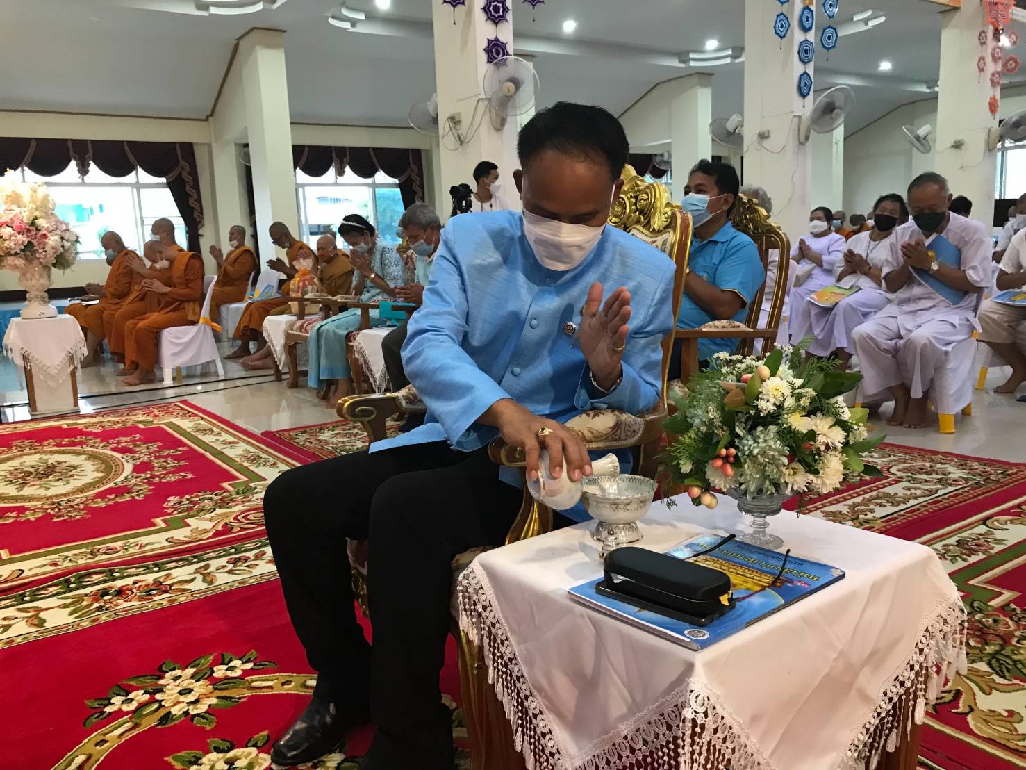 จังหวัดขอนแก่น : จัดพิธีฟังเทศน์บทพระธรรมเทศนาเฉลิมพระธรรมบารมีใน “อุภินนมัตจรกถา” เฉลิมพระธรรมบารมีสมเด็จพระนางเจ้าสิริกิติ์ พระบรมราชินีนาถ พระบรมราชชนนีพันปีหลวง