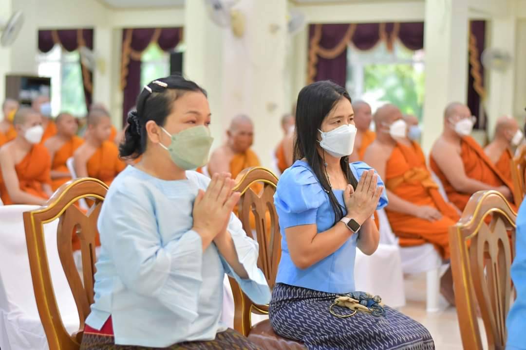 พช. ขอนแก่น : จัดพิธีฟังเทศน์บทพระธรรมเทศนาเฉลิมพระธรรมบารมีใน “อุภินนมัตจรกถา” เฉลิมพระธรรมบารมีสมเด็จพระนางเจ้าสิริกิติ์ พระบรมราชินีนาถ พระบรมราชชนนีพันปีหลวง ทุกวันพระตลอดปี 2565