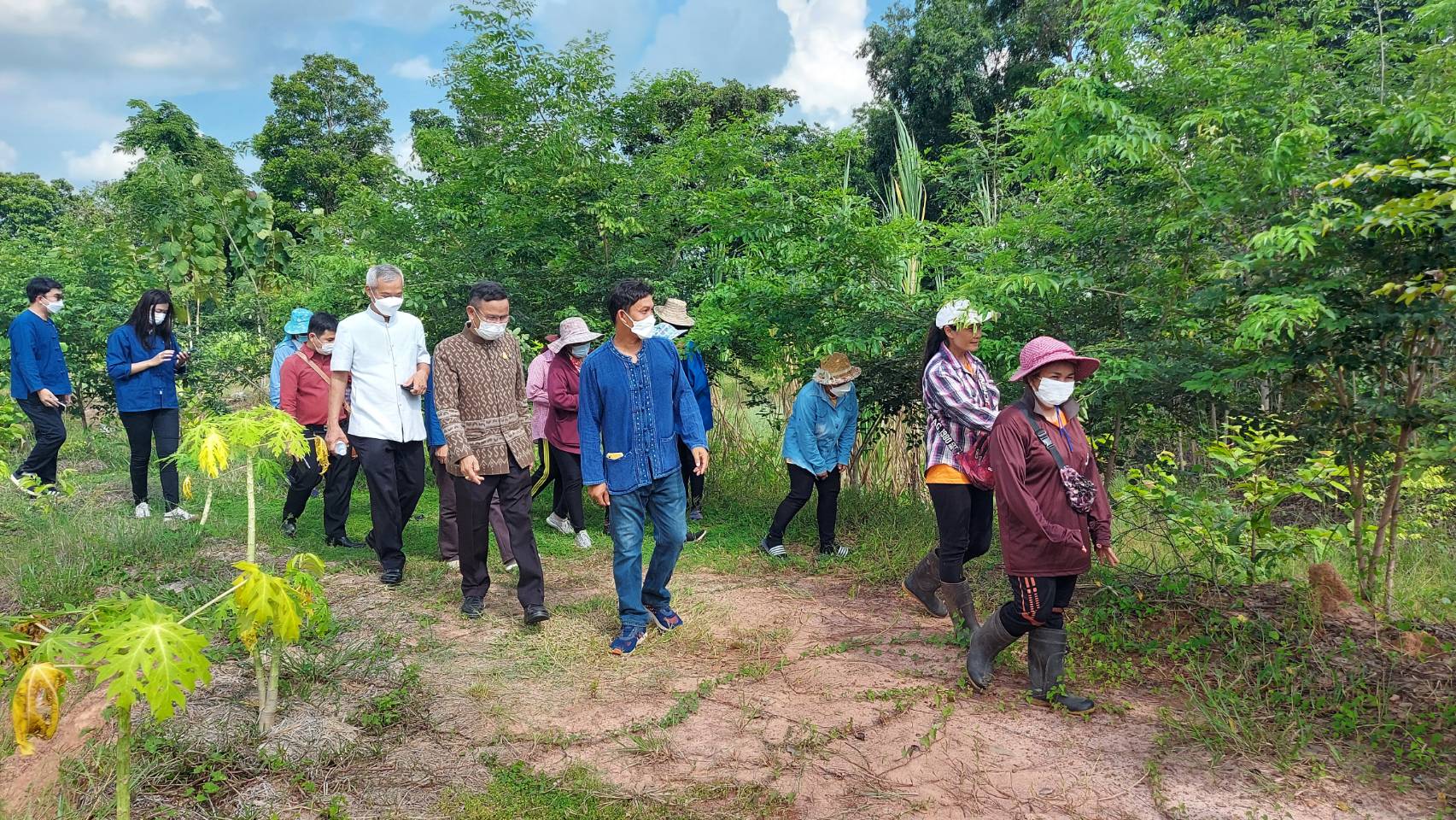 พช.ขอนแก่น : ผู้ตรวจราชการกรมการพัฒนาชุมชน (นายวสันต์ ชิงชนะ) ตรวจราชการในพื้นที่จังหวัดขอนแก่น