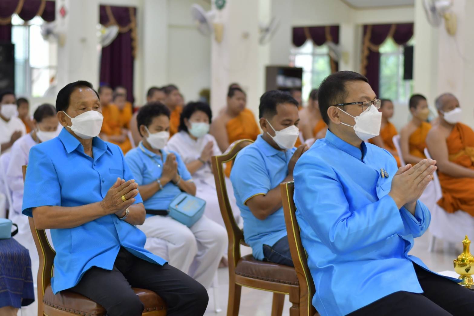 ?พช. ขอนแก่น : จัดพิธีฟังเทศน์บทพระธรรมเทศนาเฉลิมพระธรรมบารมีใน “อุภินนมัตจรกถา” เฉลิมพระธรรมบารมีสมเด็จพระนางเจ้าสิริกิติ์ พระบรมราชินีนาถ พระบรมราชชนนีพันปีหลวง ทุกวันพระตลอดปี 2565