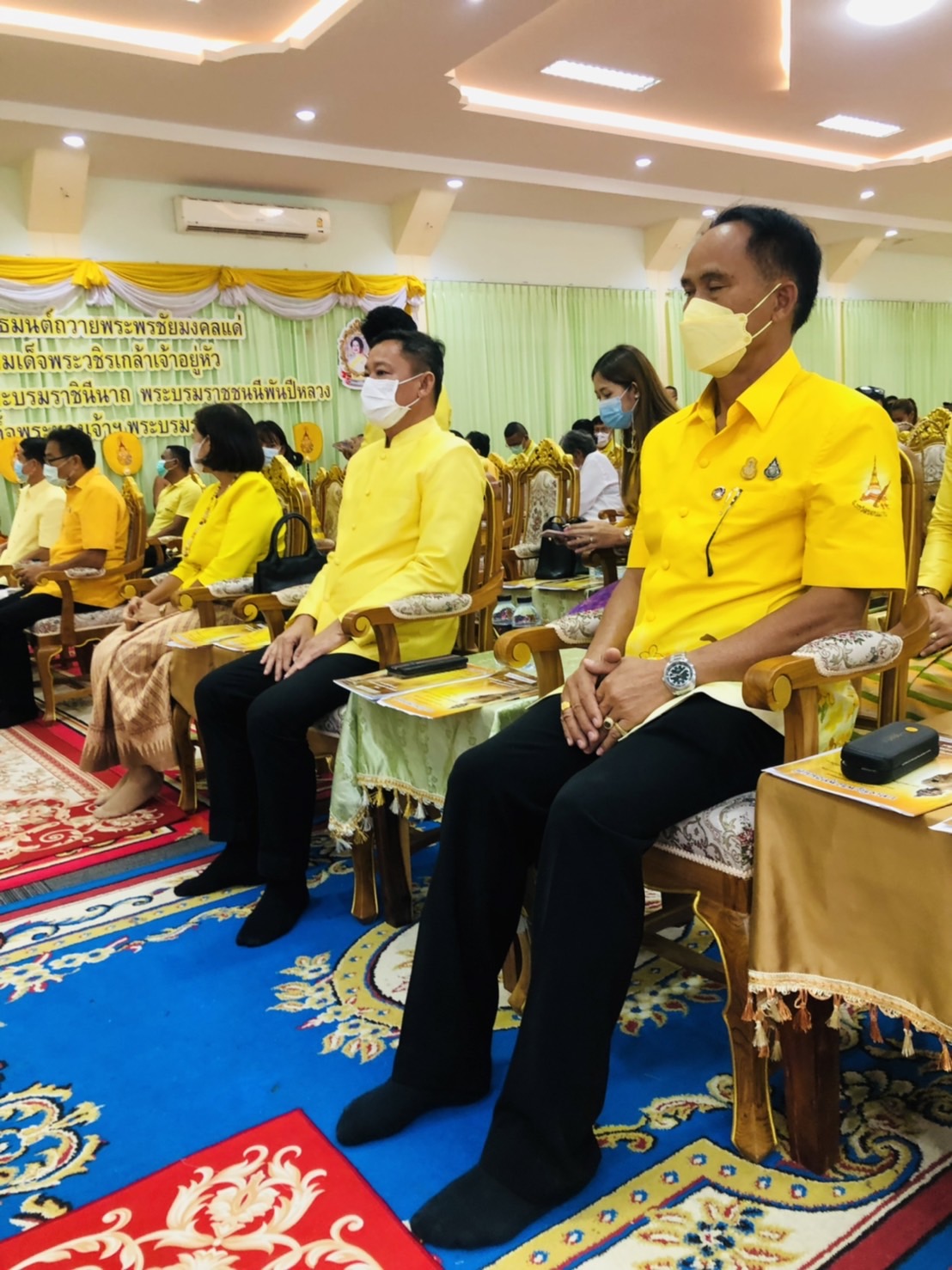 พช.ขอนแก่น : ร่วมพิธีเจริญพระพุทธมนต์ถวายพระพรชัยมงคลแด่ พระบาทสมเด็จพระเจ้าอยู่หัว  สมเด็จพระนางเจ้าสิริกิติ์ พระบรมราชินีนาถ พระบรมราชชนนีพันปีหลวง และสมเด็จพระนางเจ้าสุทิดา พัชรสุธาพิมลลักษณ พระบรมราชินี ประจำปีพุทธศักราช 2565