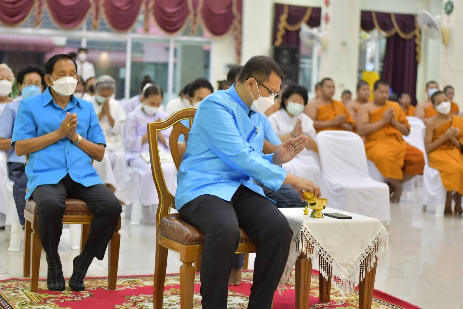 ?พช. ขอนแก่น : จัดพิธีฟังเทศน์บทพระธรรมเทศนาเฉลิมพระธรรมบารมีใน “อุภินนมัตจรกถา” เฉลิมพระธรรมบารมีสมเด็จพระนางเจ้าสิริกิติ์ พระบรมราชินีนาถ พระบรมราชชนนีพันปีหลวง ทุกวันพระตลอดปี 2565